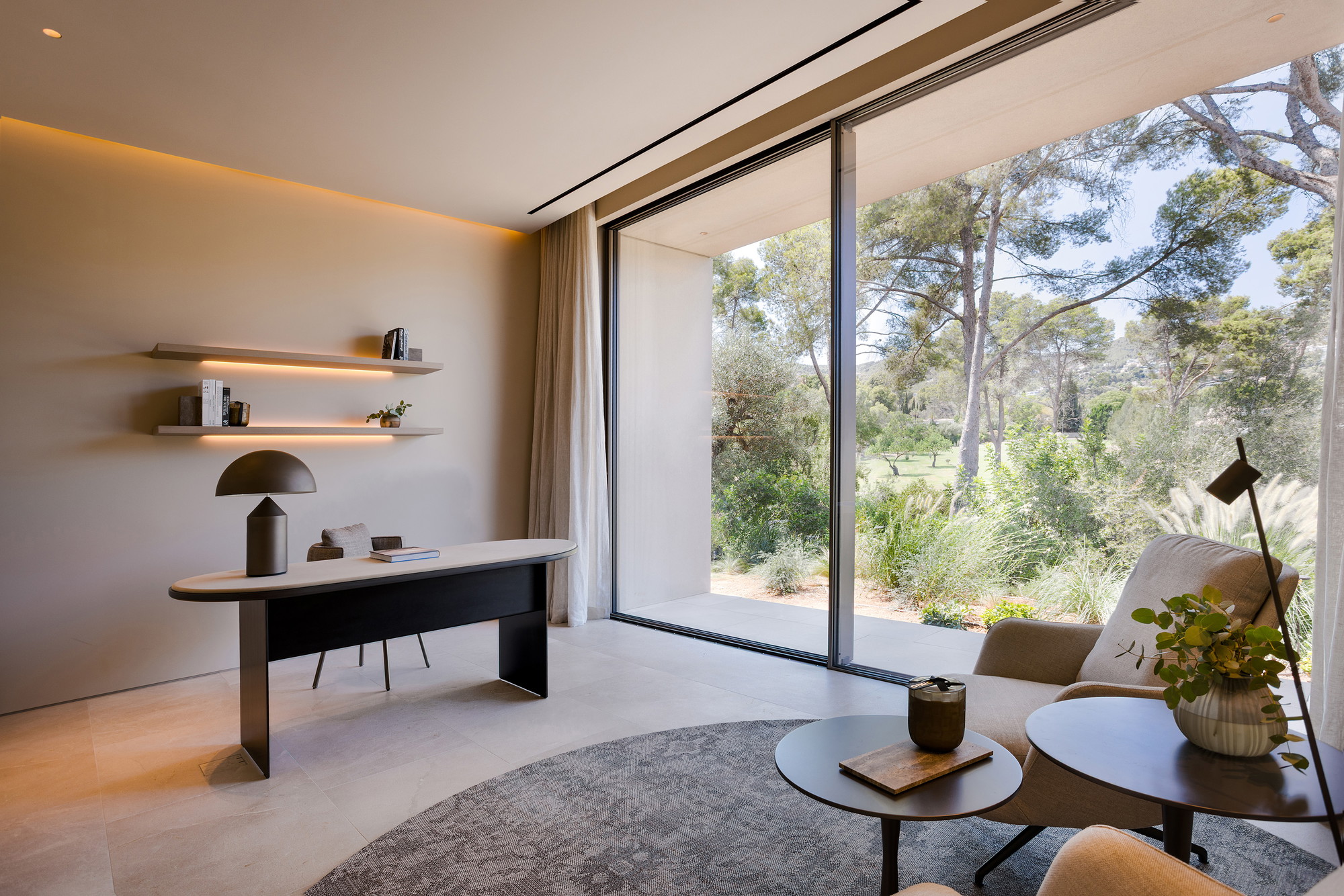 Exquisite designer villa overlooking Son Vida golf course with spa area-35