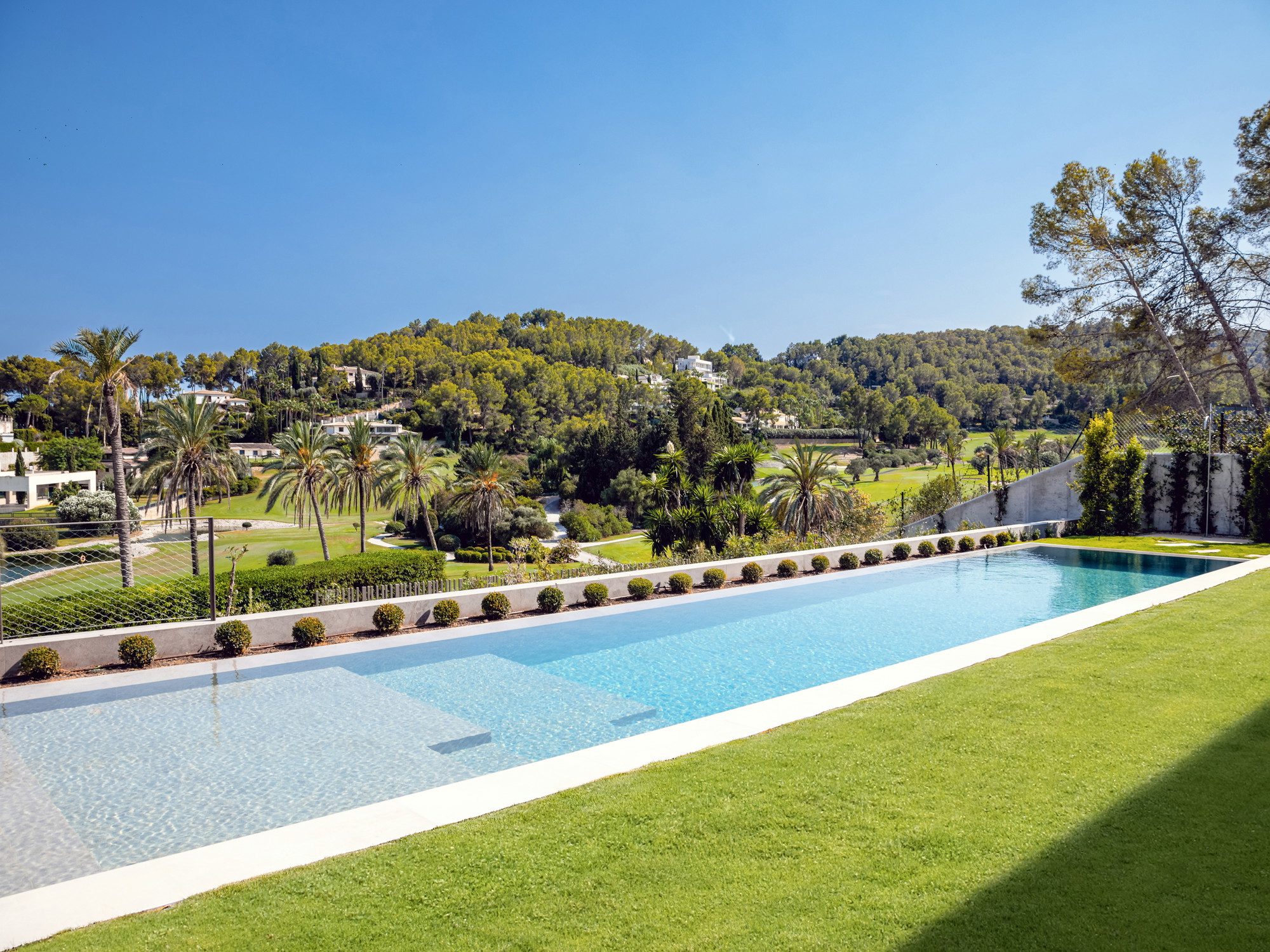 Exquisite designer villa overlooking Son Vida golf course with spa area-44