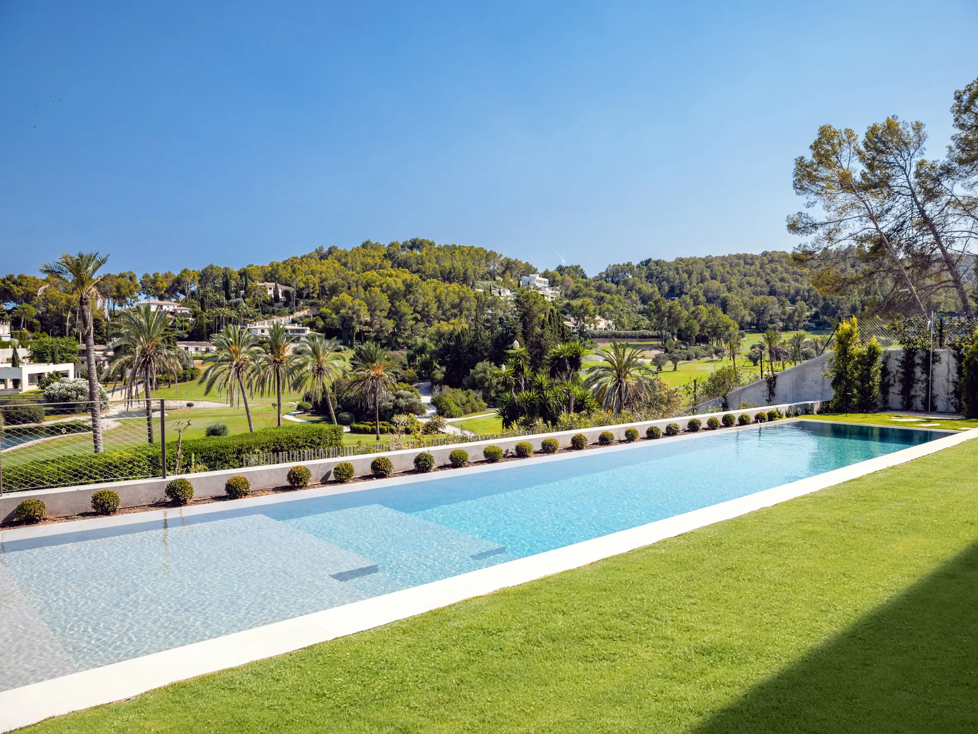 Exquisite designer villa overlooking Son Vida golf course with spa area-44
