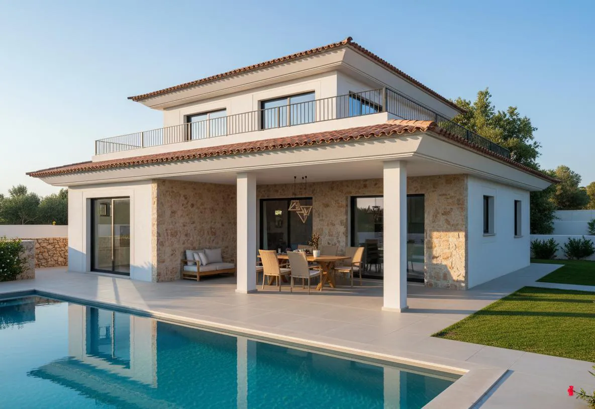 Modern xalet d'obra nova a Cala Llombards-2