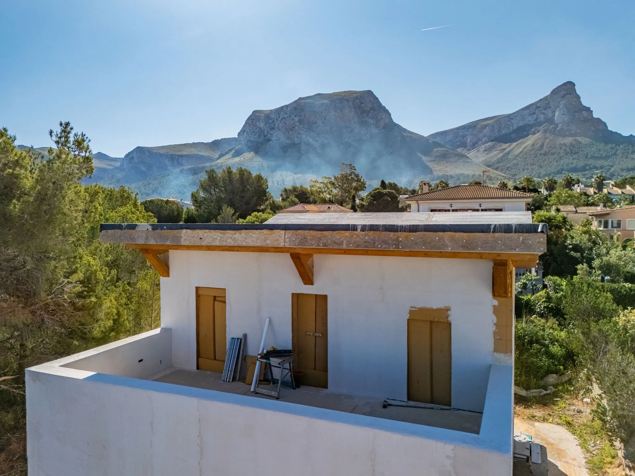 Plot with building shell in ecological construction-7