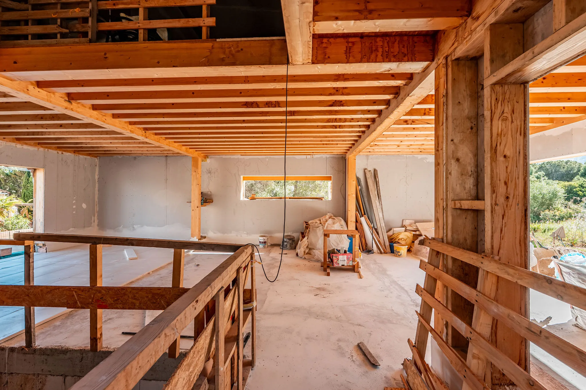 Plot with building shell in ecological construction-5