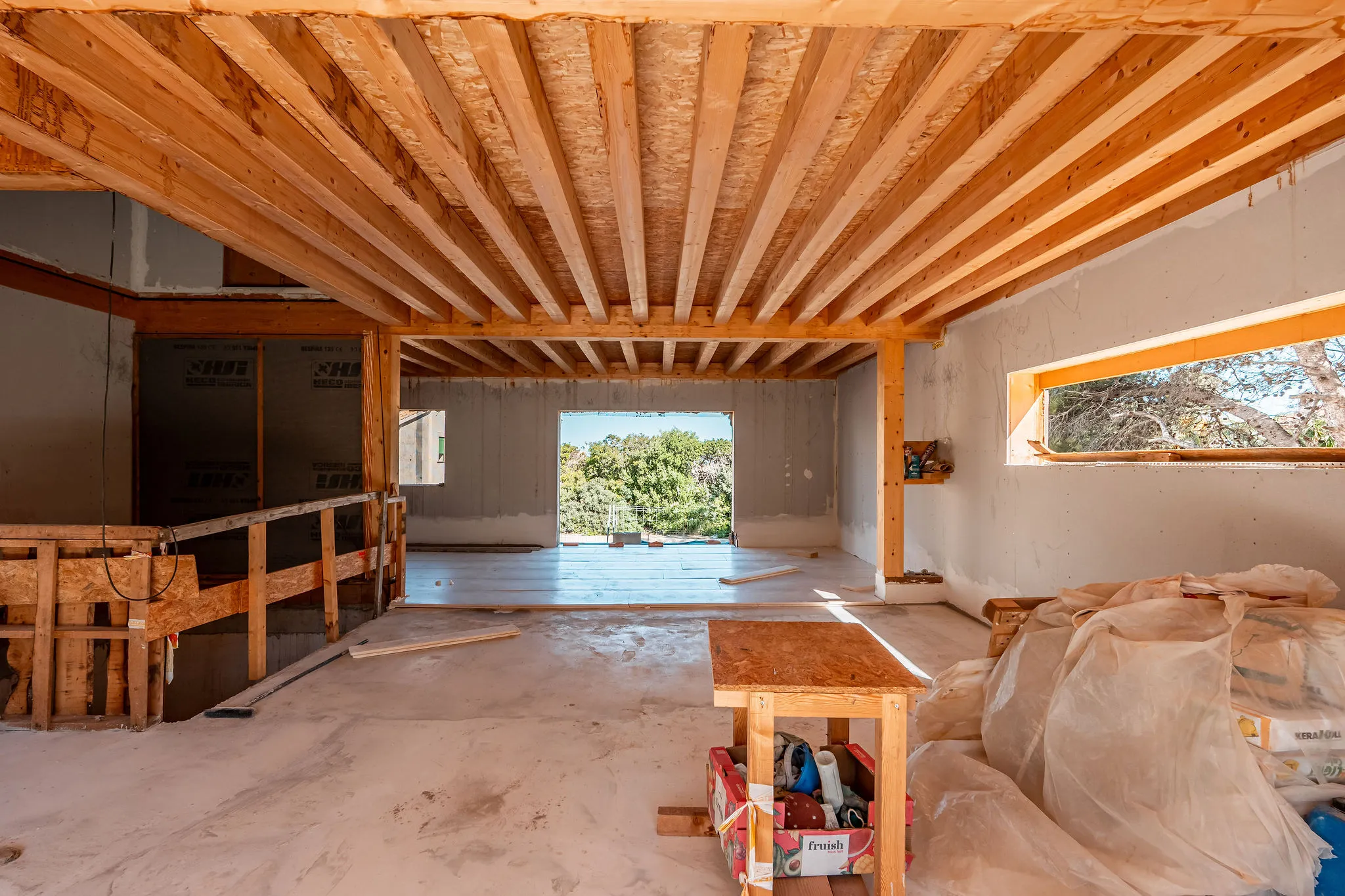 Plot with building shell in ecological construction-3