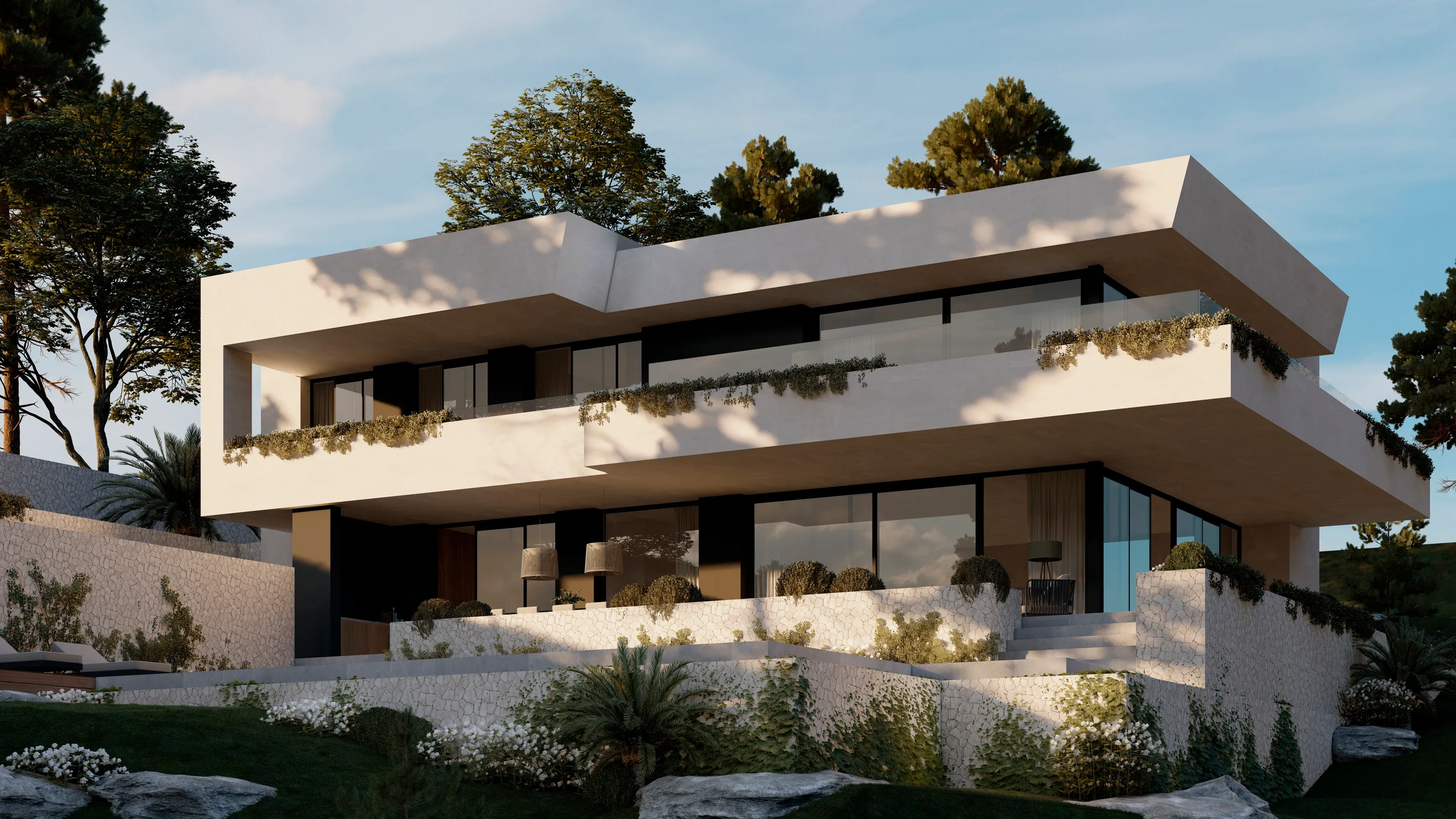 Excepcional parcela edificable con proyecto arquitectónico y licencia en Son Vida-1