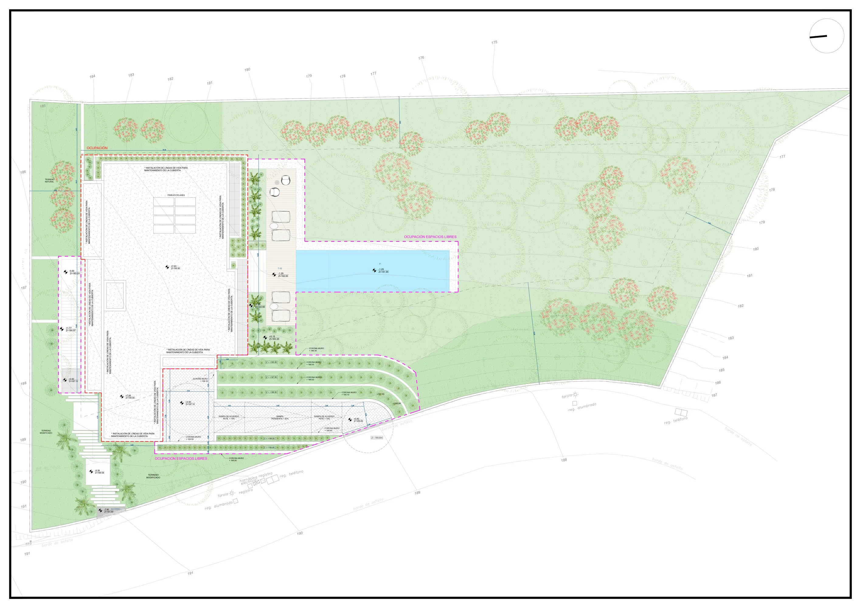 Uitzonderlijk bouwperceel met architectonisch project en bouwvergunning in Son Vida-9