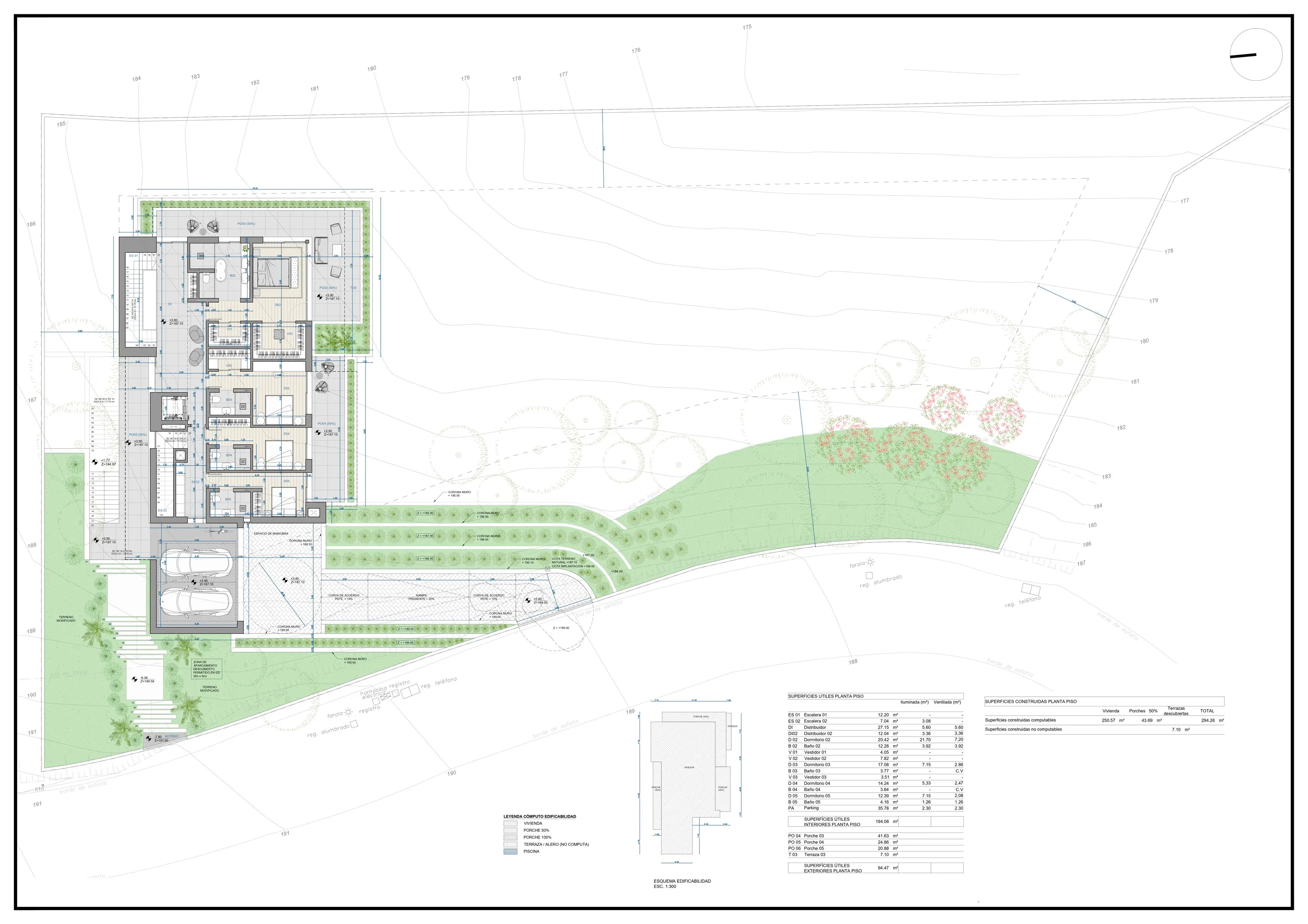 Uitzonderlijk bouwperceel met architectonisch project en bouwvergunning in Son Vida-8