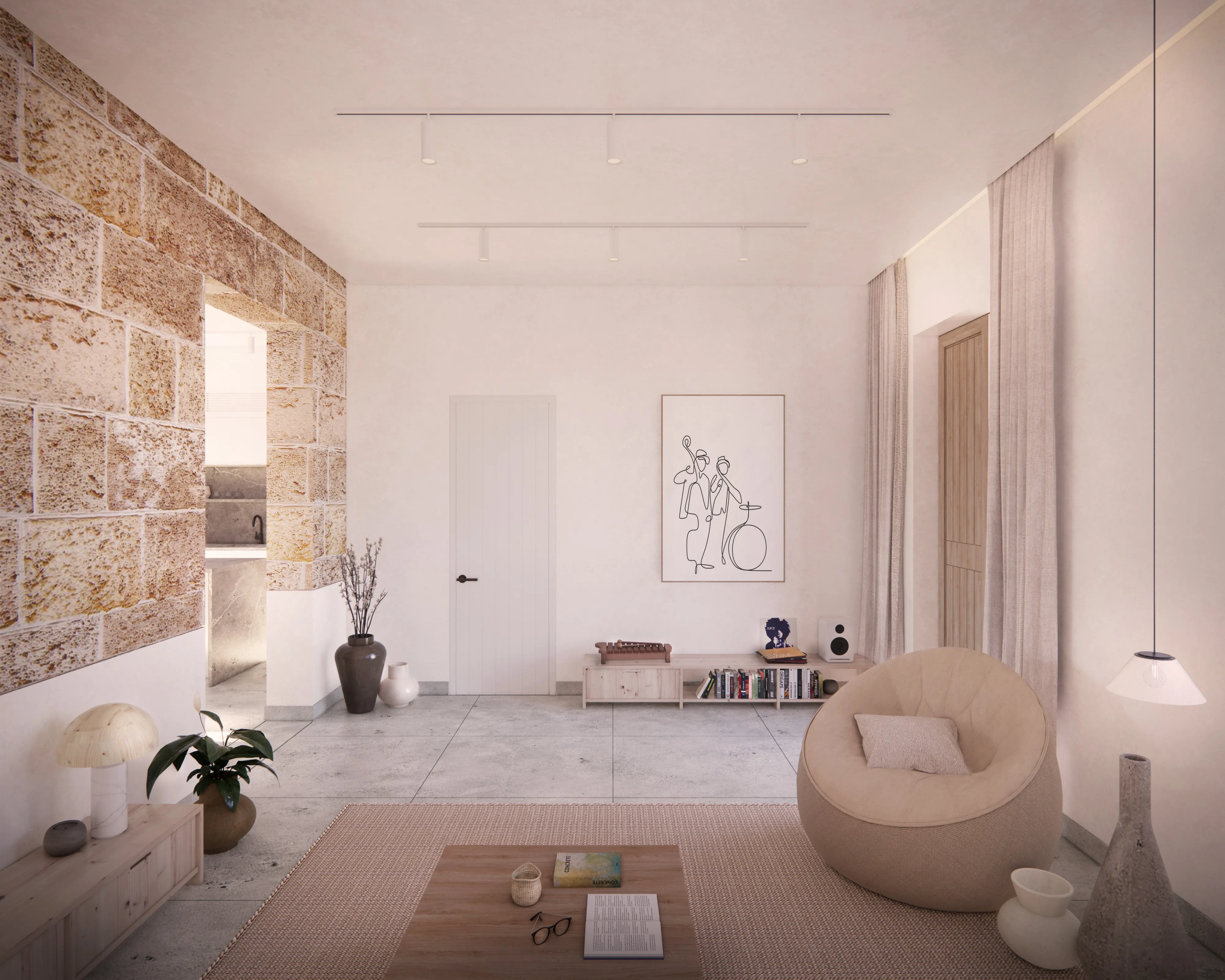 Impresionante casa pueblo con piscina-9