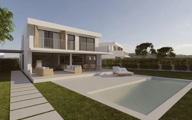 Wonen van hoge kwaliteit in een exclusieve omgeving met tuin en zwembad in Portocolom