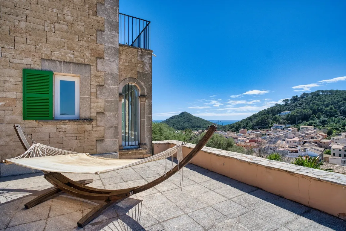 Uniek dorpshuis op een uitstekende locatie onder het kasteel van Capdepera met uitzicht op zee-11