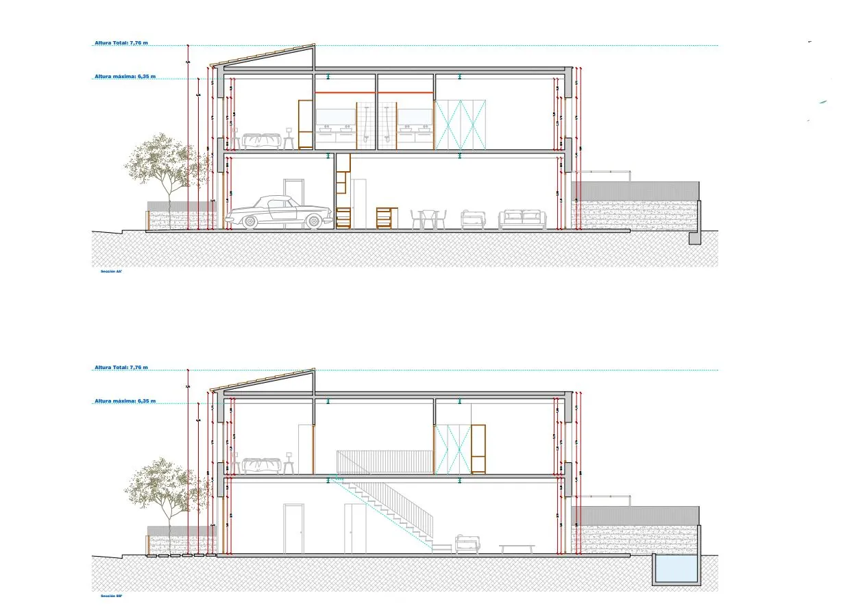 Moderne nybyggede rækkehuse med pool-7