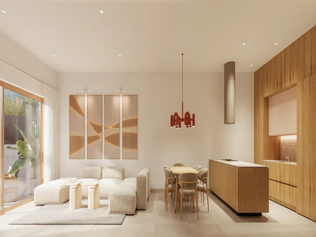 Moderne nybyggede rækkehuse med pool-2