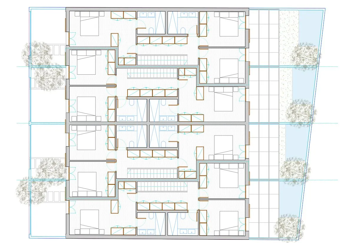 Moderne nybyggede rækkehuse med pool-6