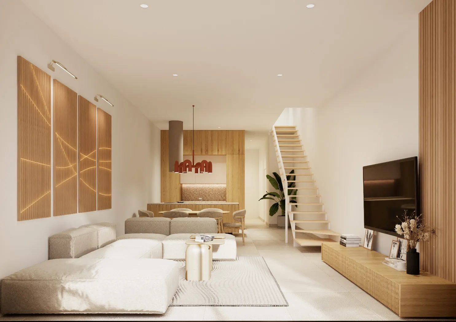 Moderne nybyggede rækkehuse med pool-1