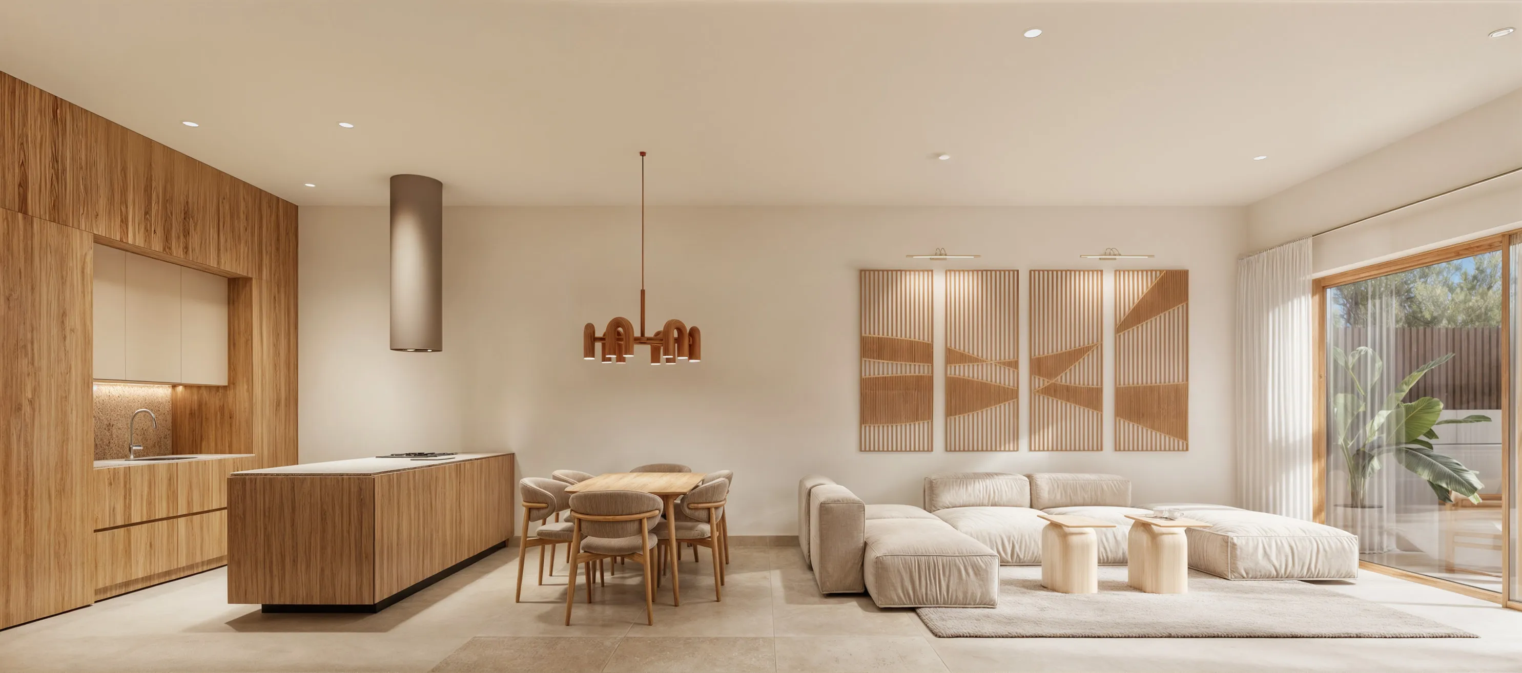 Moderne nybyggede rækkehuse med pool-3