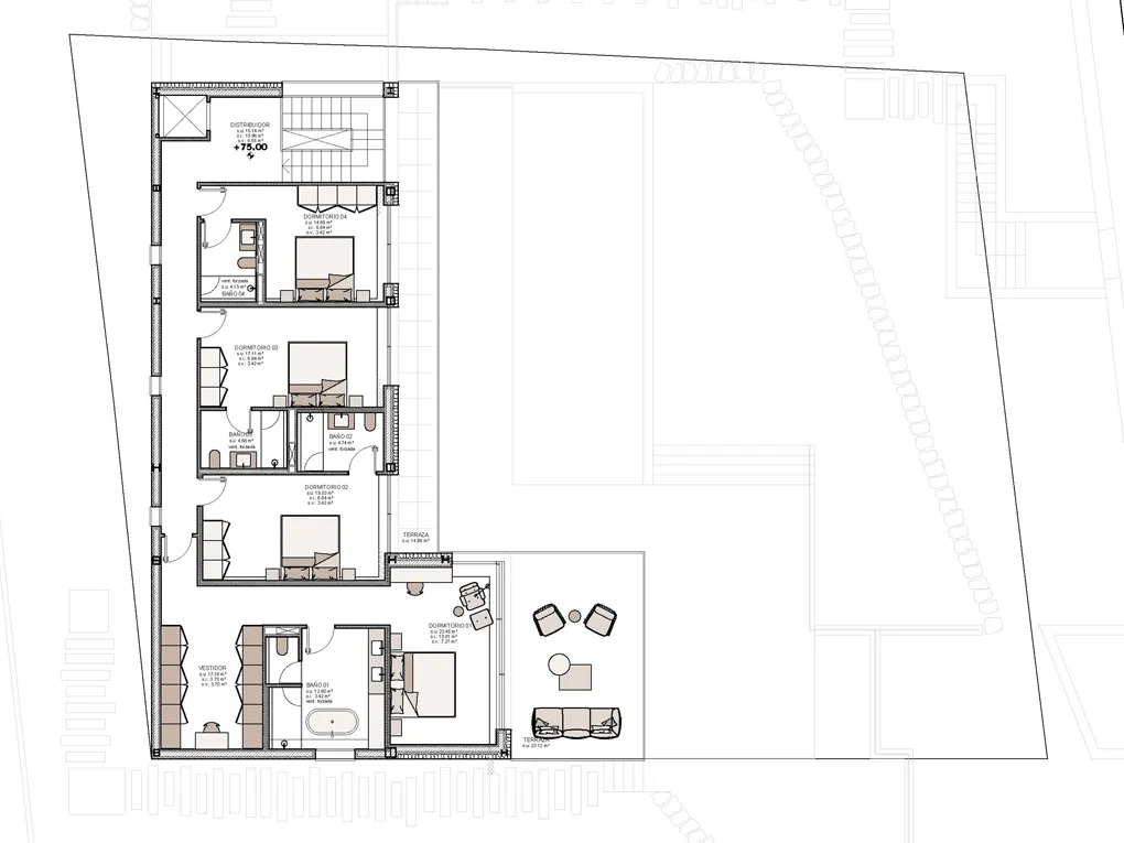 Moderna villa de estilo Mediterráneo con vistas al mar-13