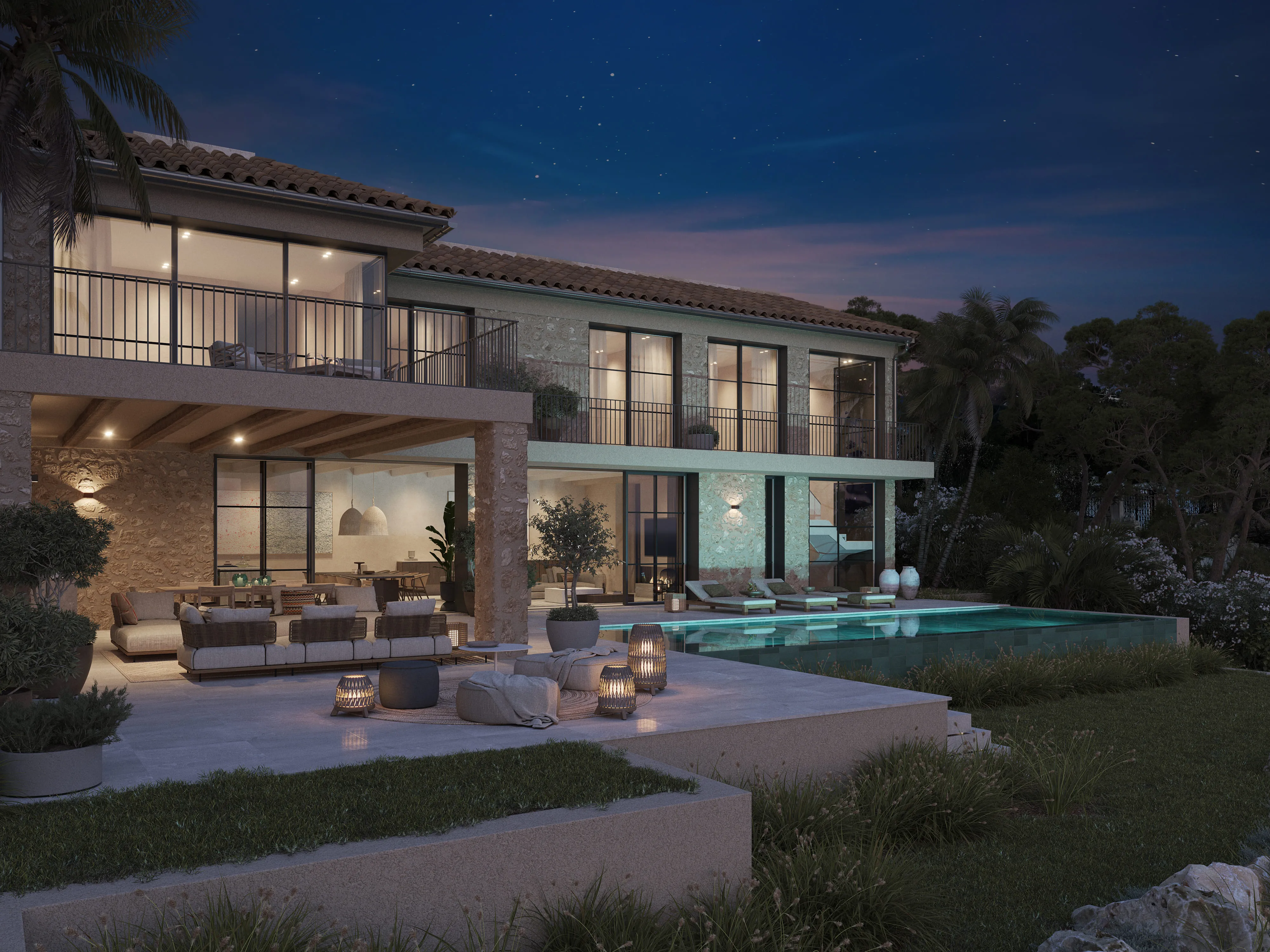 Moderne Villa im Mediterranen Stil mit Meerblick-11