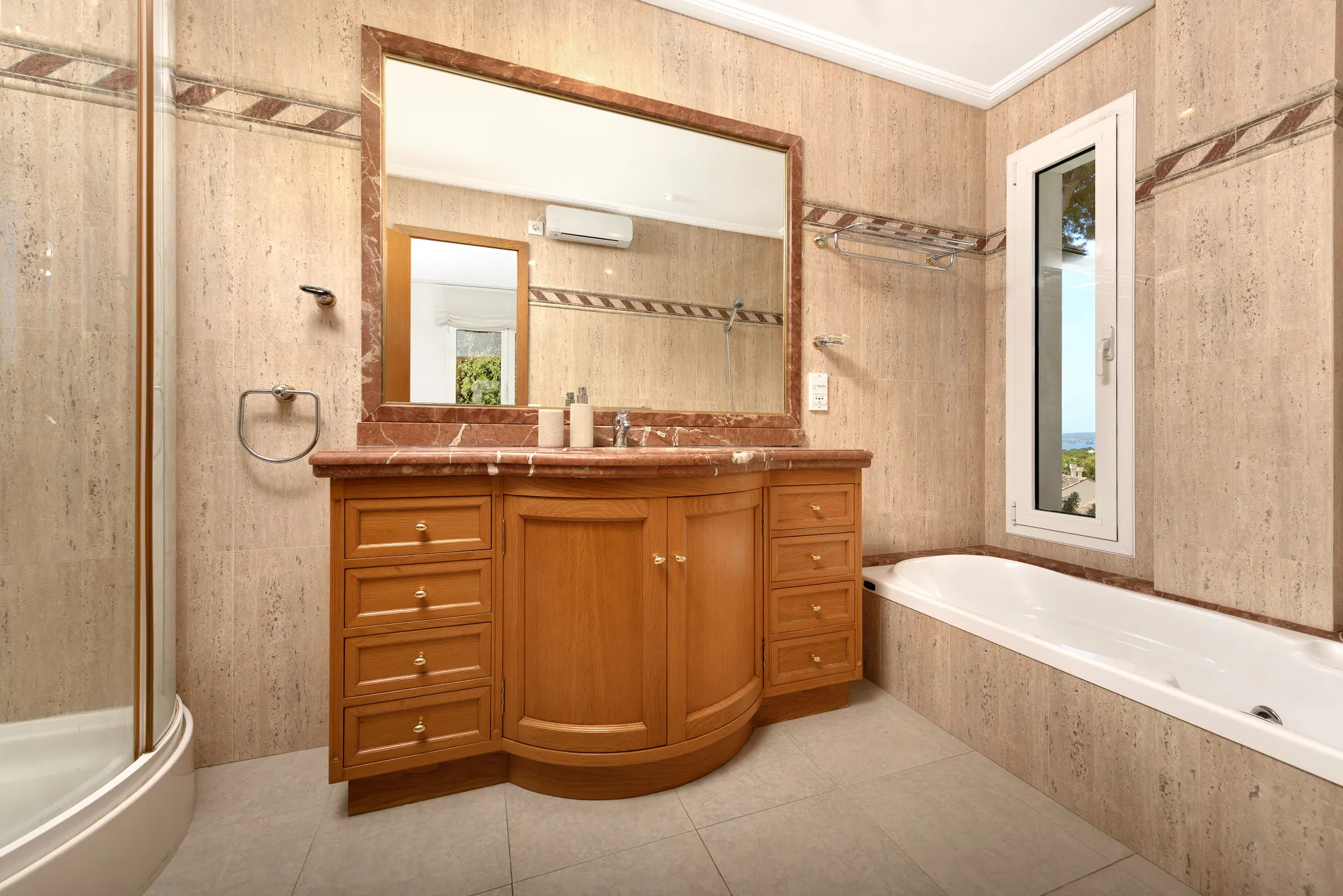 Mediterranean elegance with golf & sea views in exclusive Cas Català-14