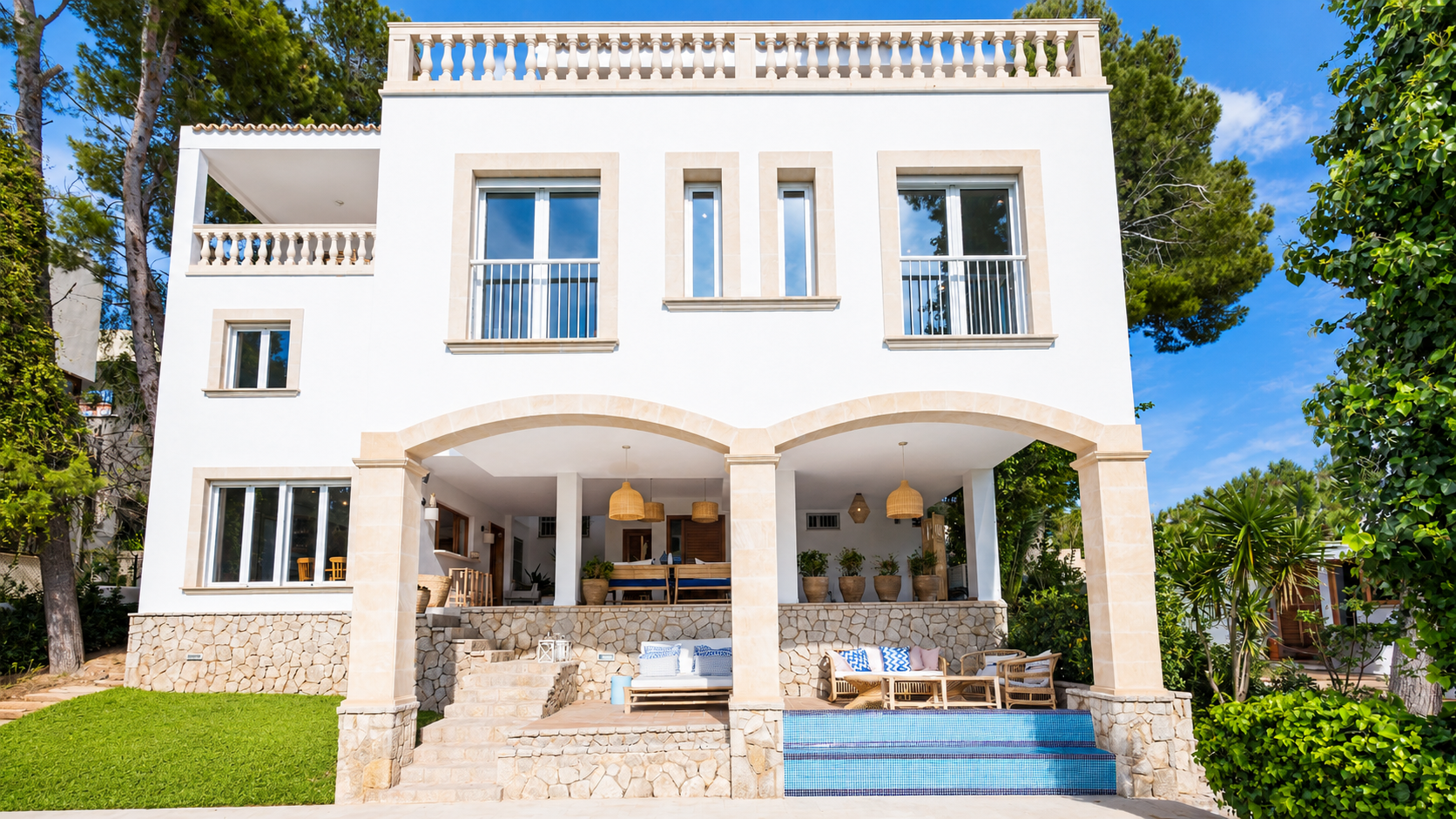 Mediterranean elegance with golf & sea views in exclusive Cas Català-23