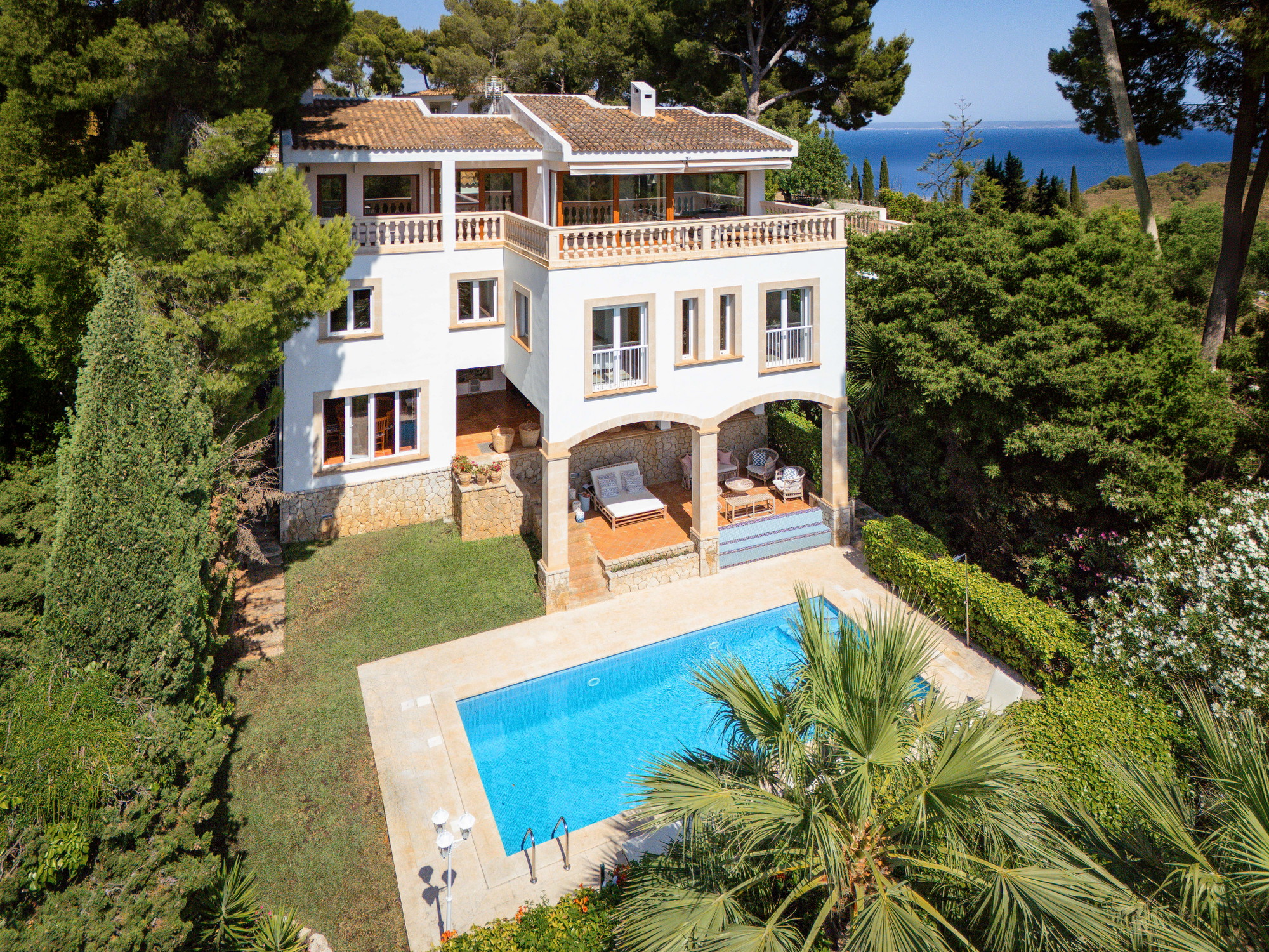 Mediterranean elegance with golf & sea views in exclusive Cas Català-27