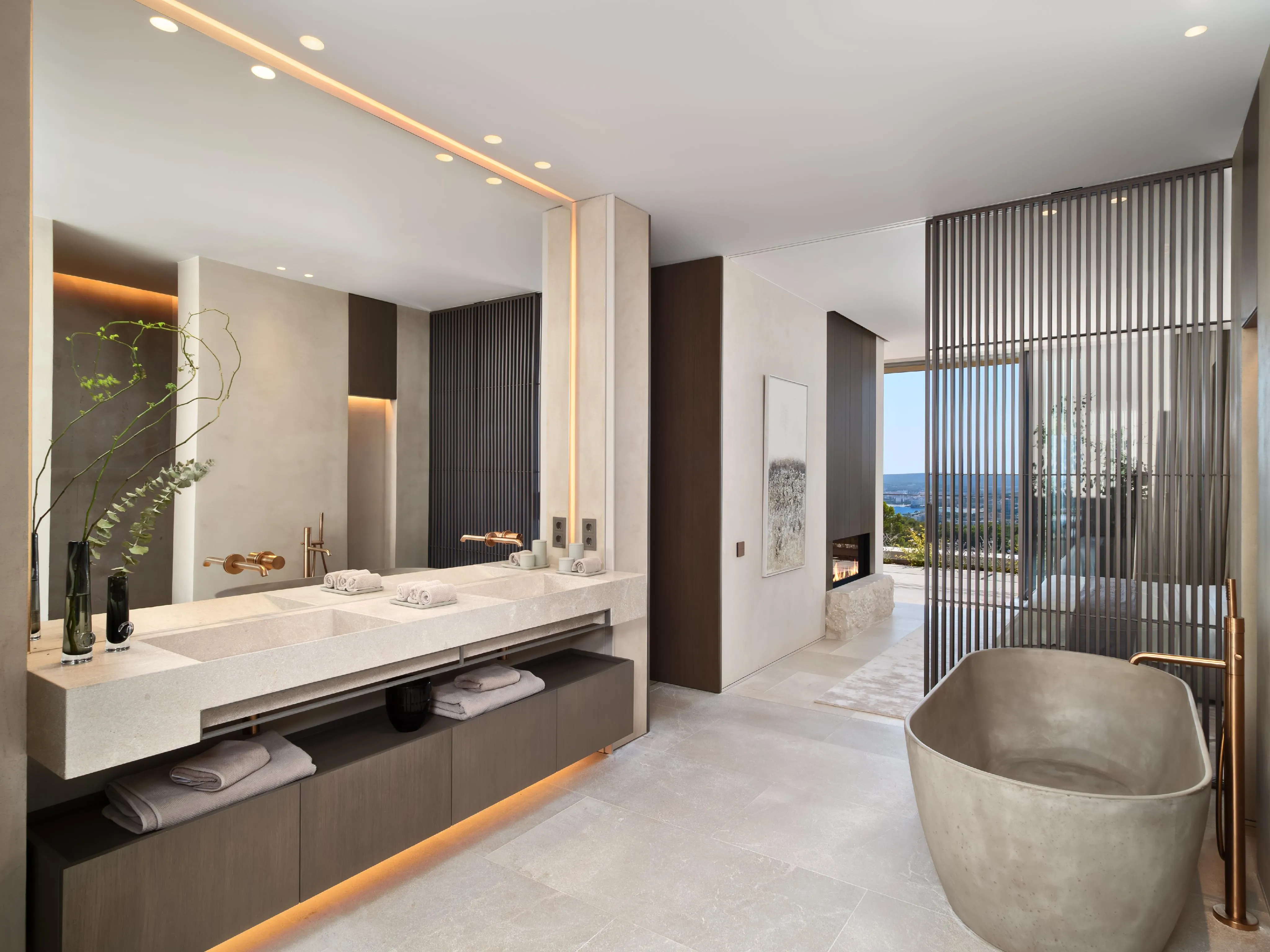 Villa Aura: imponente villa di nuova costruzione con vista panoramica-12