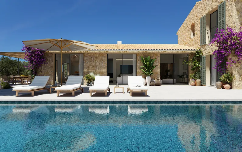 Exclusive luxury estate in Sineu with annex house: Mediterranean elegance