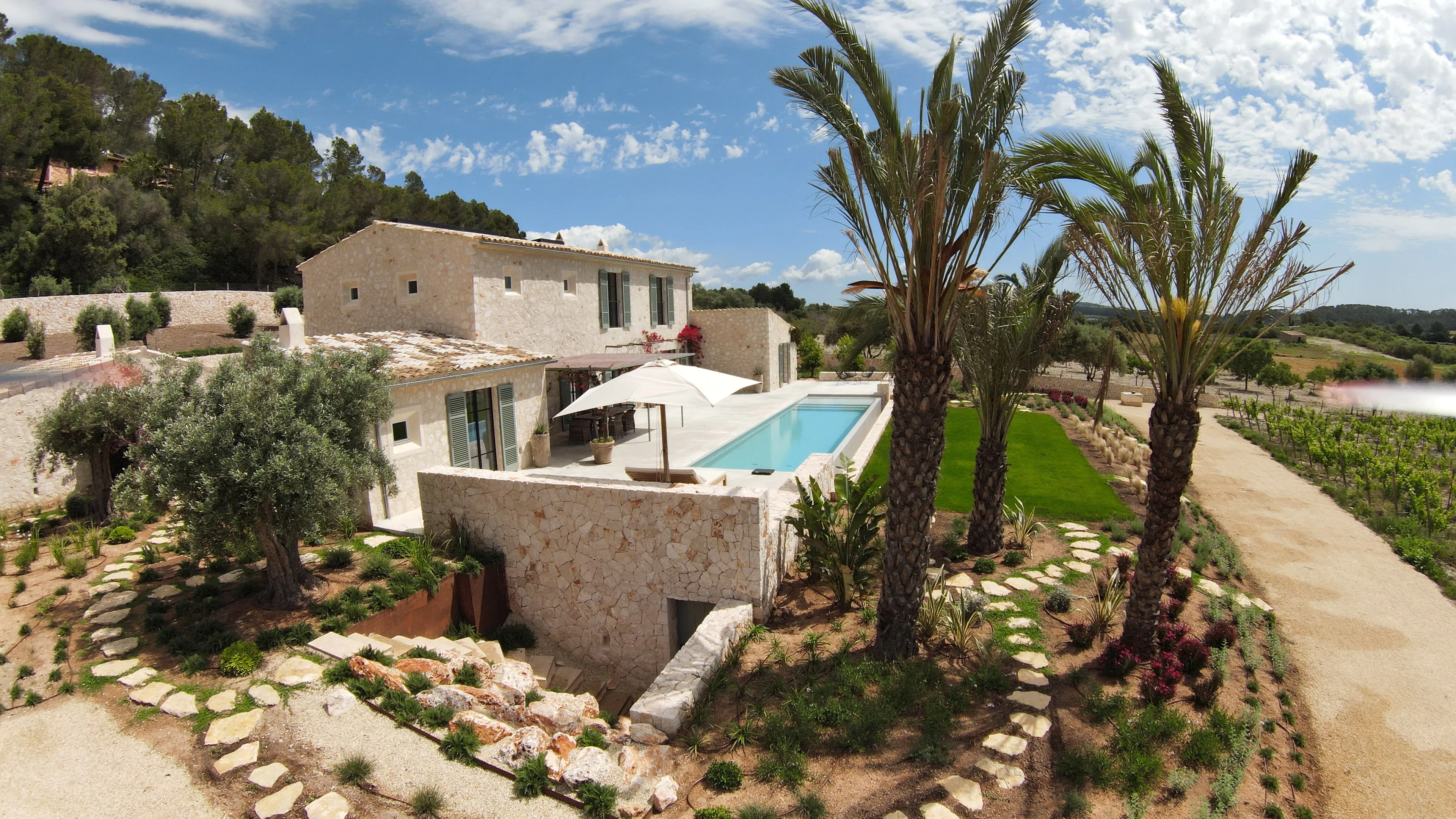 Modern newly built country house with vineyard-21