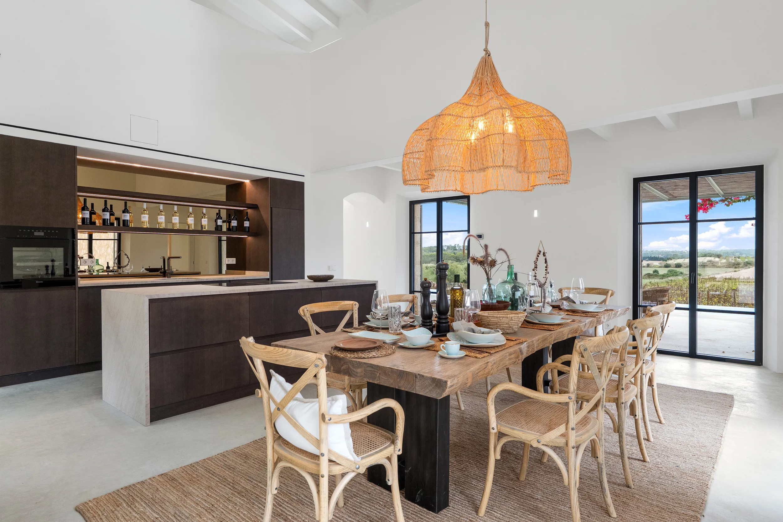 Modern newly built country house with vineyard-9