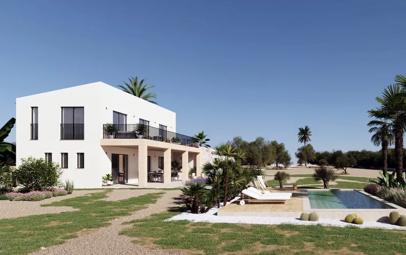 Finca moderna de construcció nova