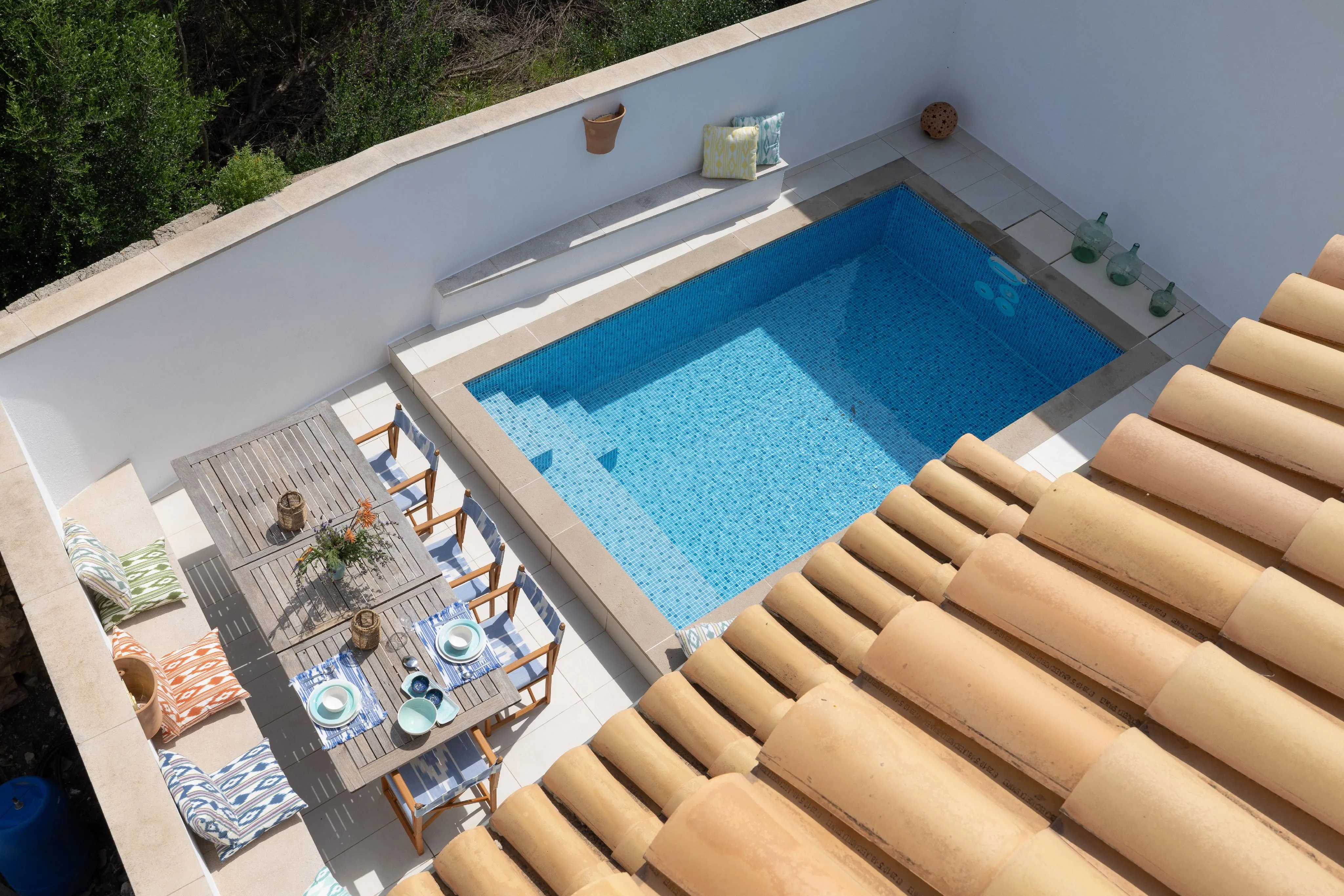 Beautiful Renovated Town House with Pool in Selva-17