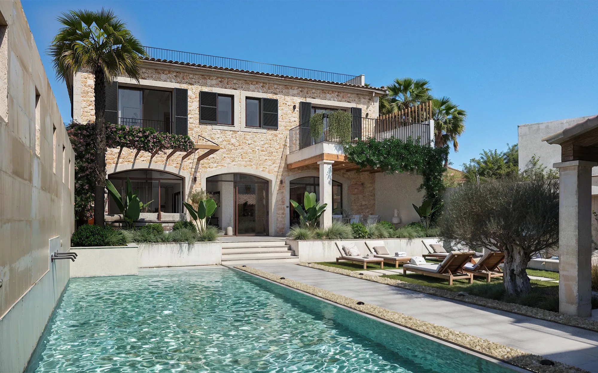 Impresionante Chalet de Nueva Construcción en el Corazón de Ses Salines-1