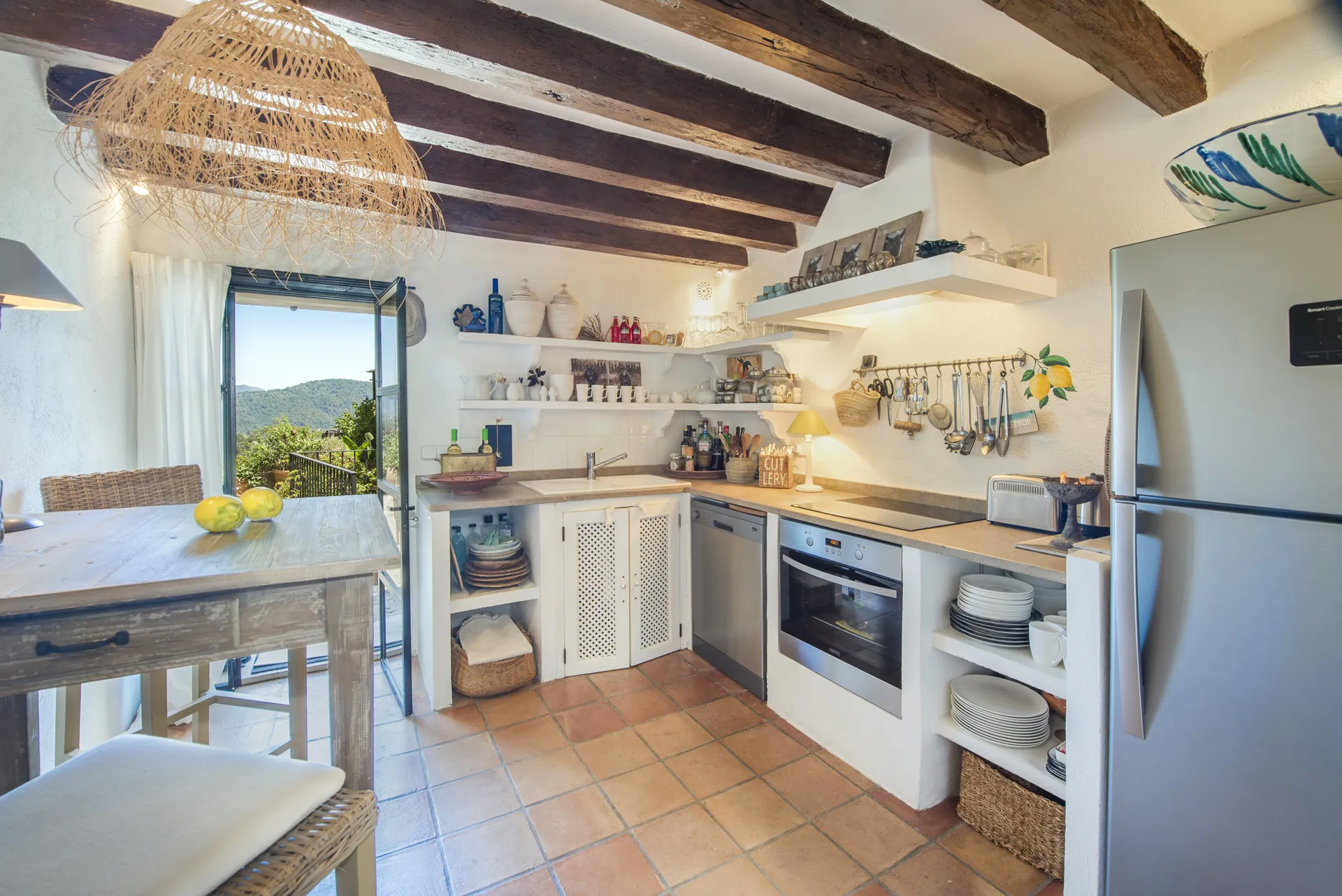 Charmante maison de ville majorquine avec vue imprenable sur la campagne à Campanet-3