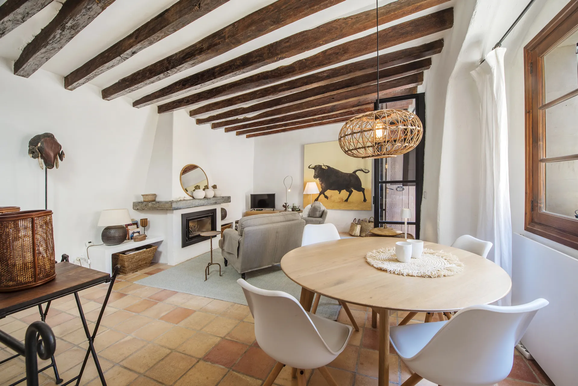 Charmant dorpshuis met indrukwekkend uitzicht op het platteland in Campanet-2