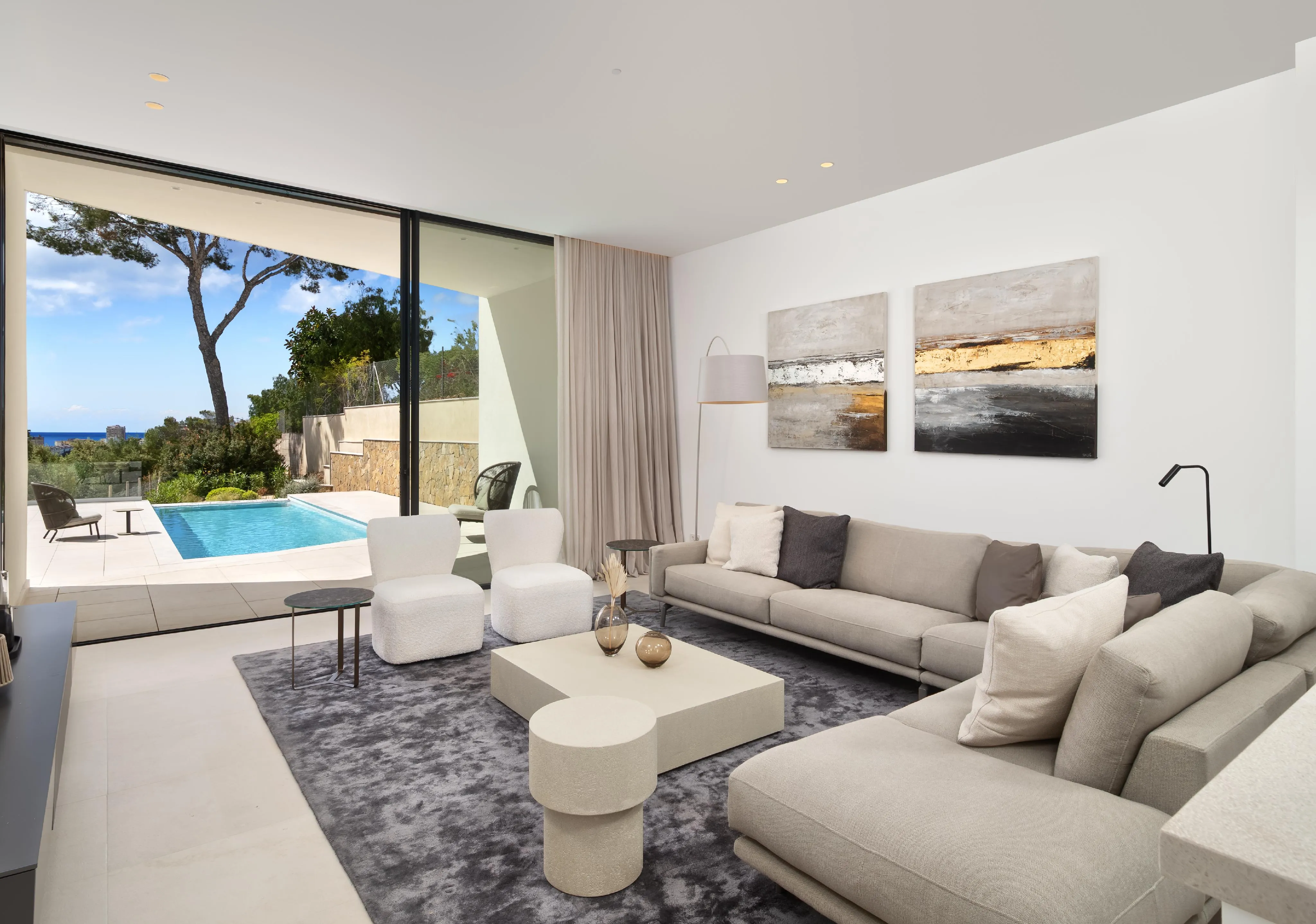 Moderne nybygget villa med delvis havudsigt og privat pool-4