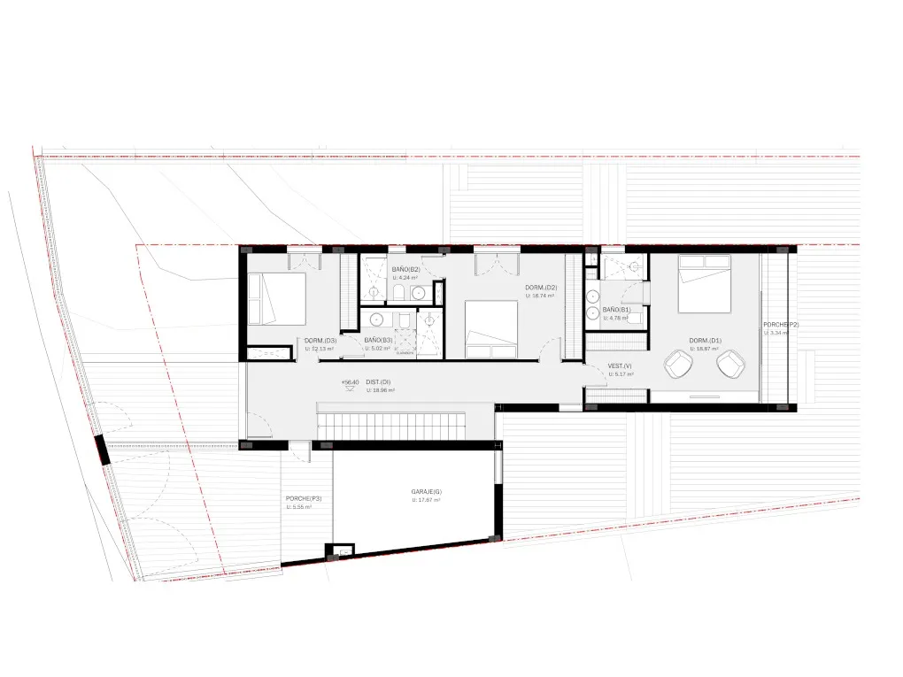 Villa moderna de obra nueva con vistas parciales al mar y piscina privada-23