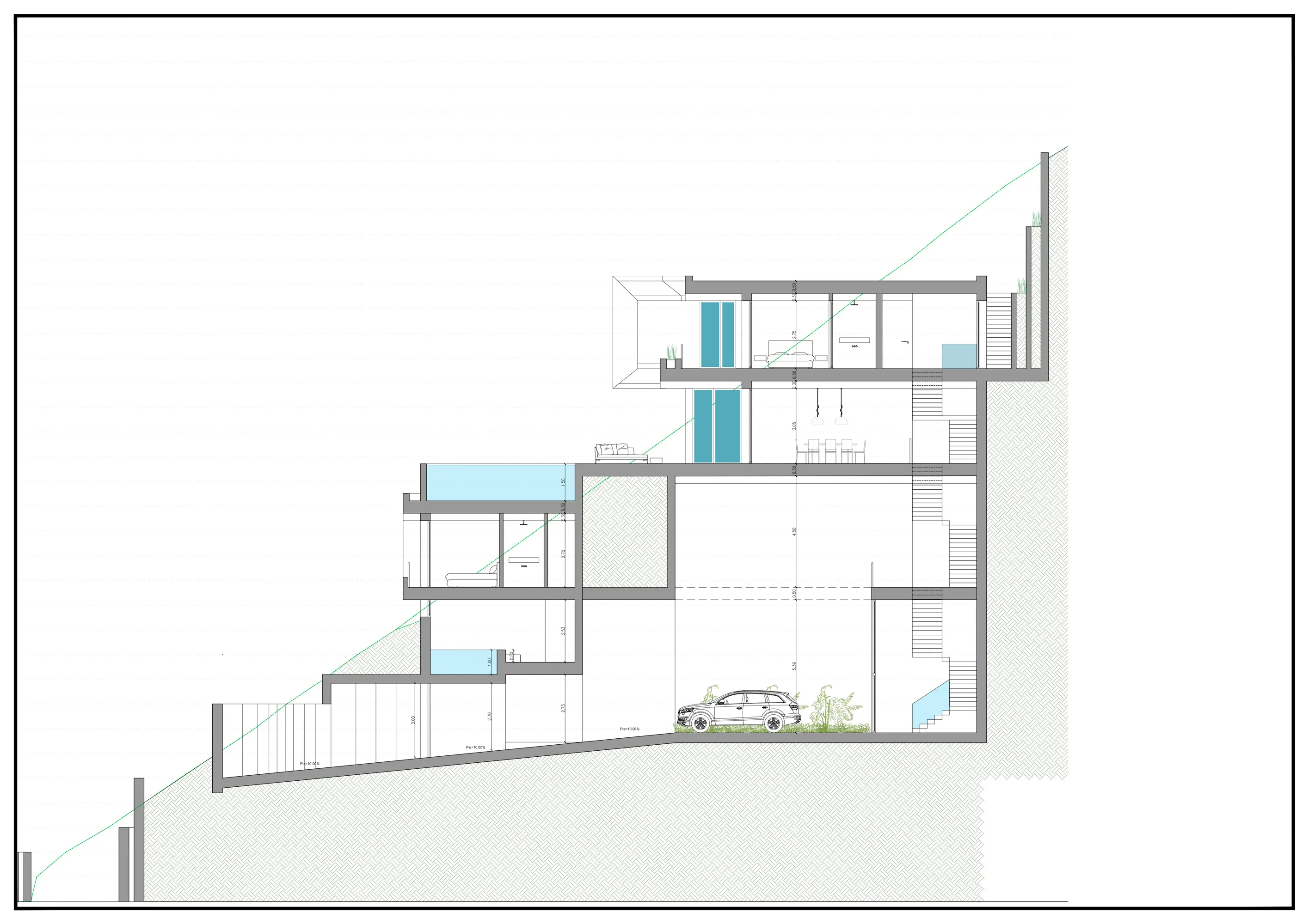 Terreno con vista mare e licenza edilizia a Son Vida-9
