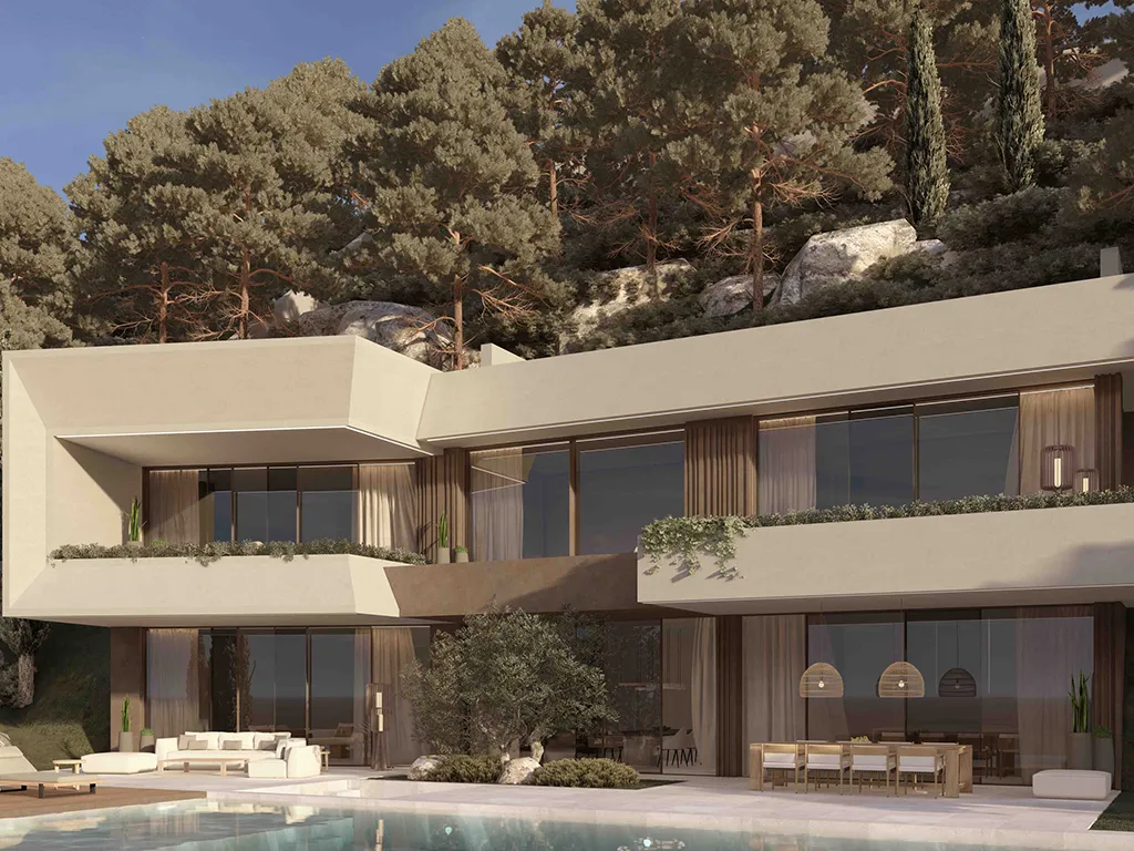 Terreno con vista mare e licenza edilizia a Son Vida-3