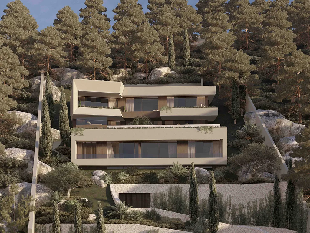 Terreno con vista mare e licenza edilizia a Son Vida-4