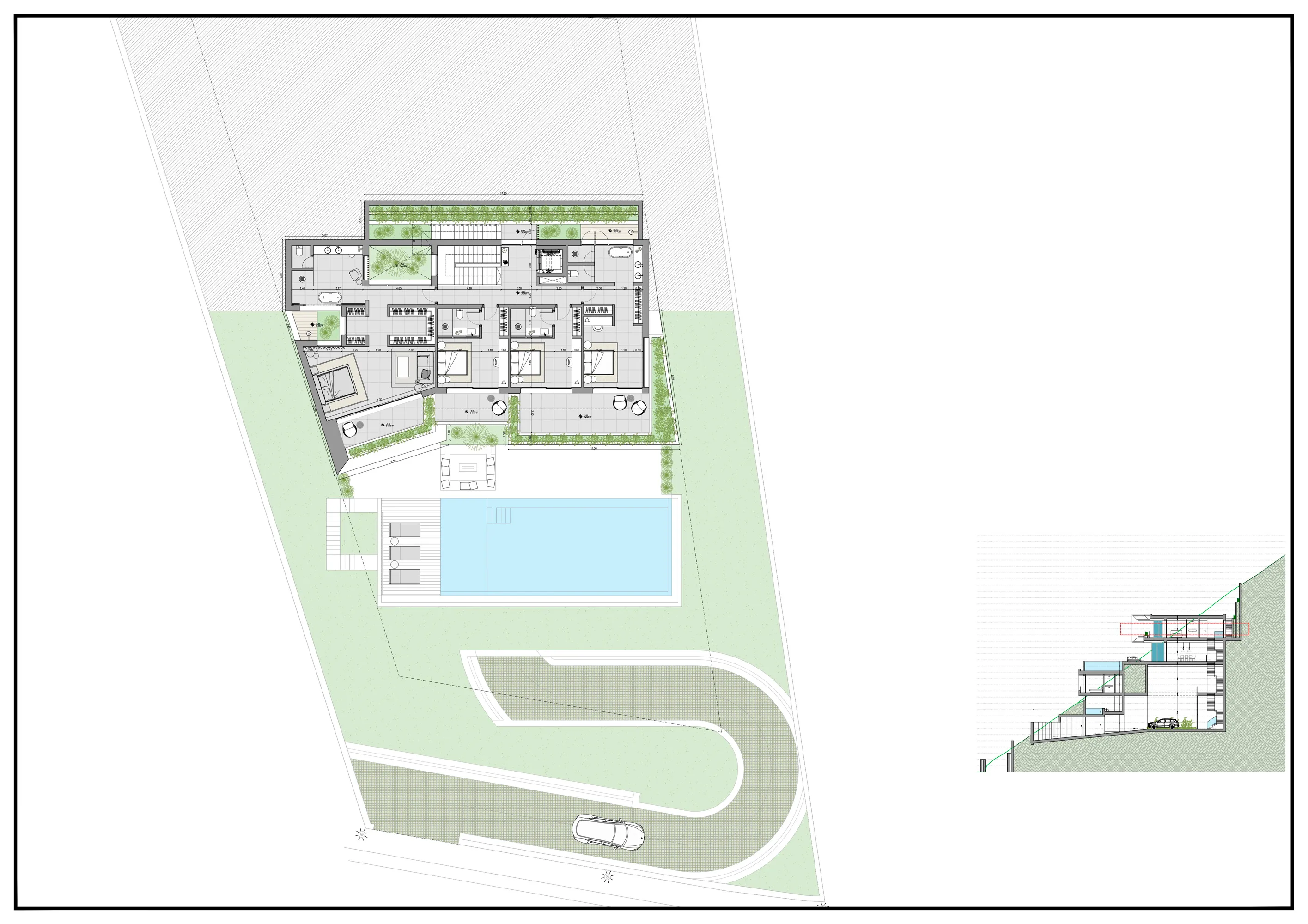 Terreno con vista mare e licenza edilizia a Son Vida-10