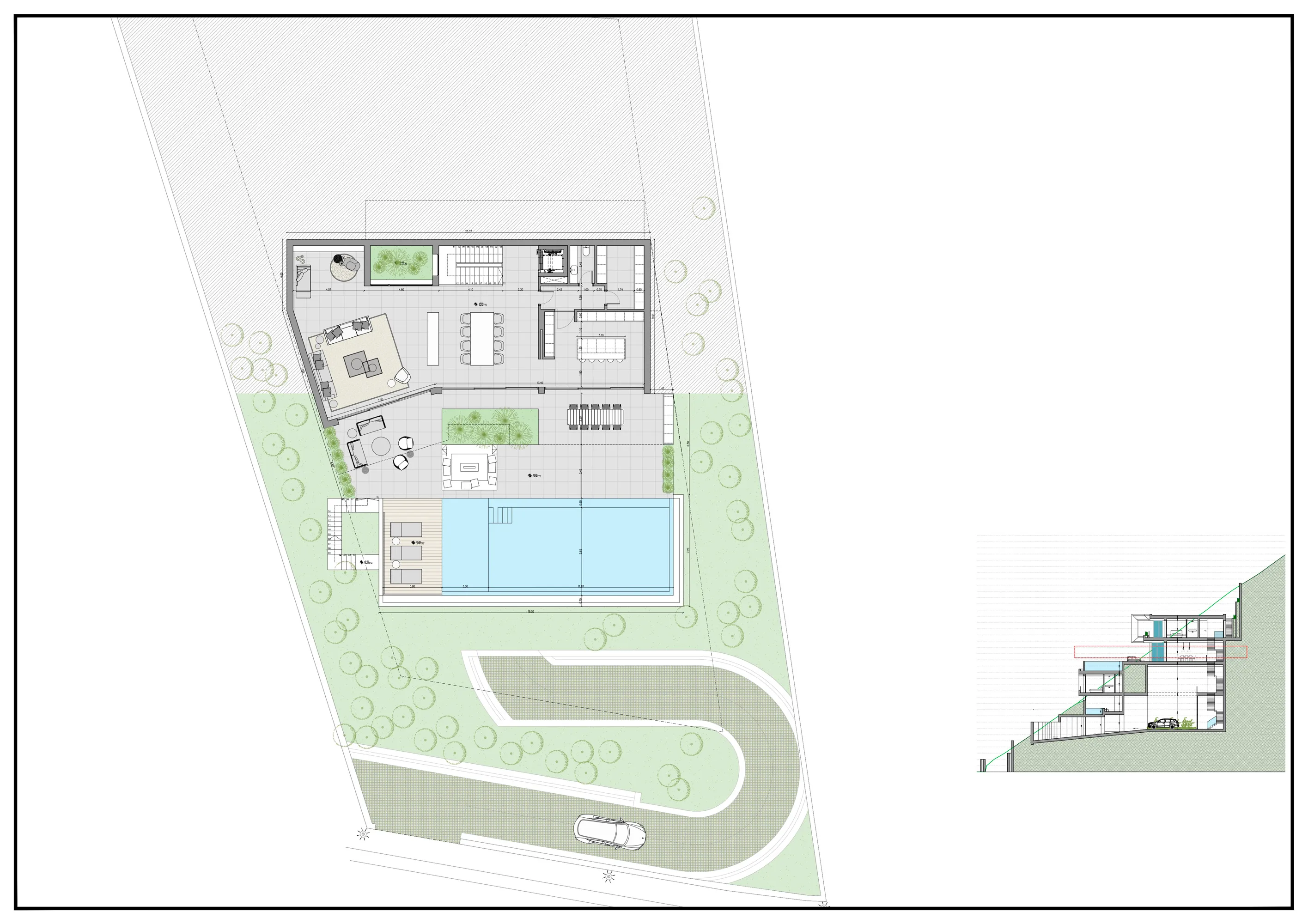 Terreno con vista mare e licenza edilizia a Son Vida-11