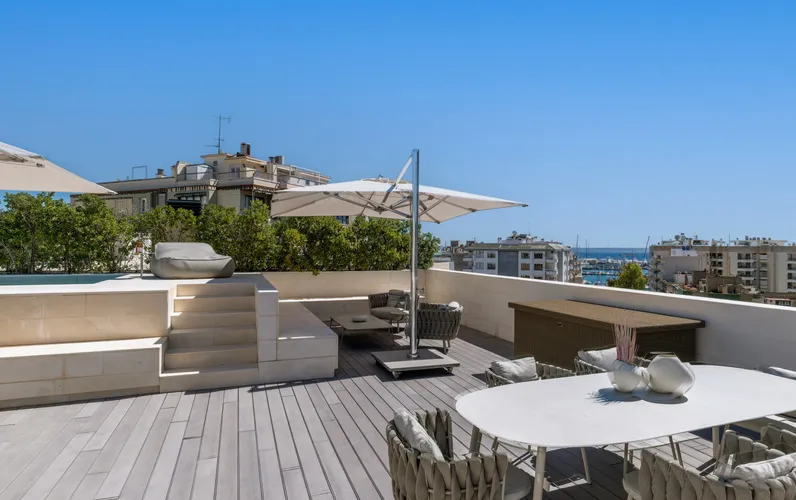 Exceptionell nybyggd takvåning i centrala Palma