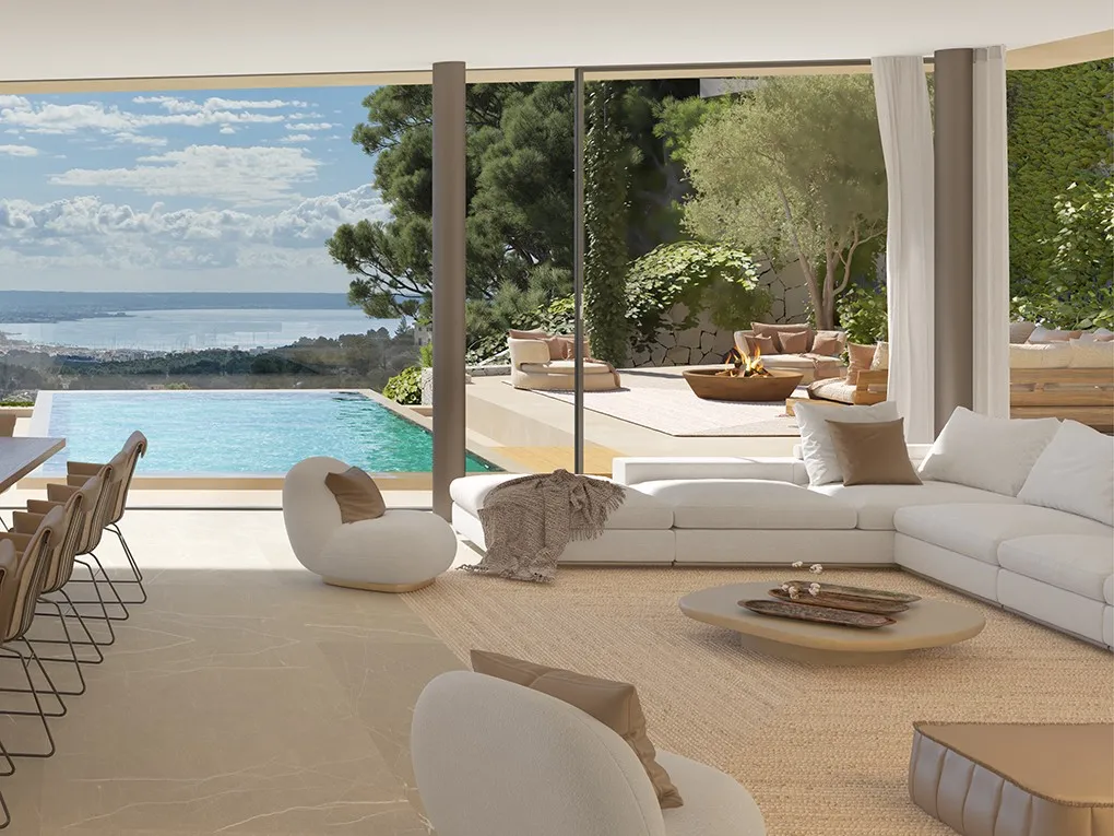 Bouwperceel met zeezicht en vergunning in Son Vida, Palma de Mallorca-5