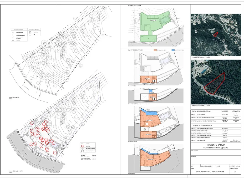 Bouwperceel met zeezicht en vergunning in Son Vida, Palma de Mallorca-7
