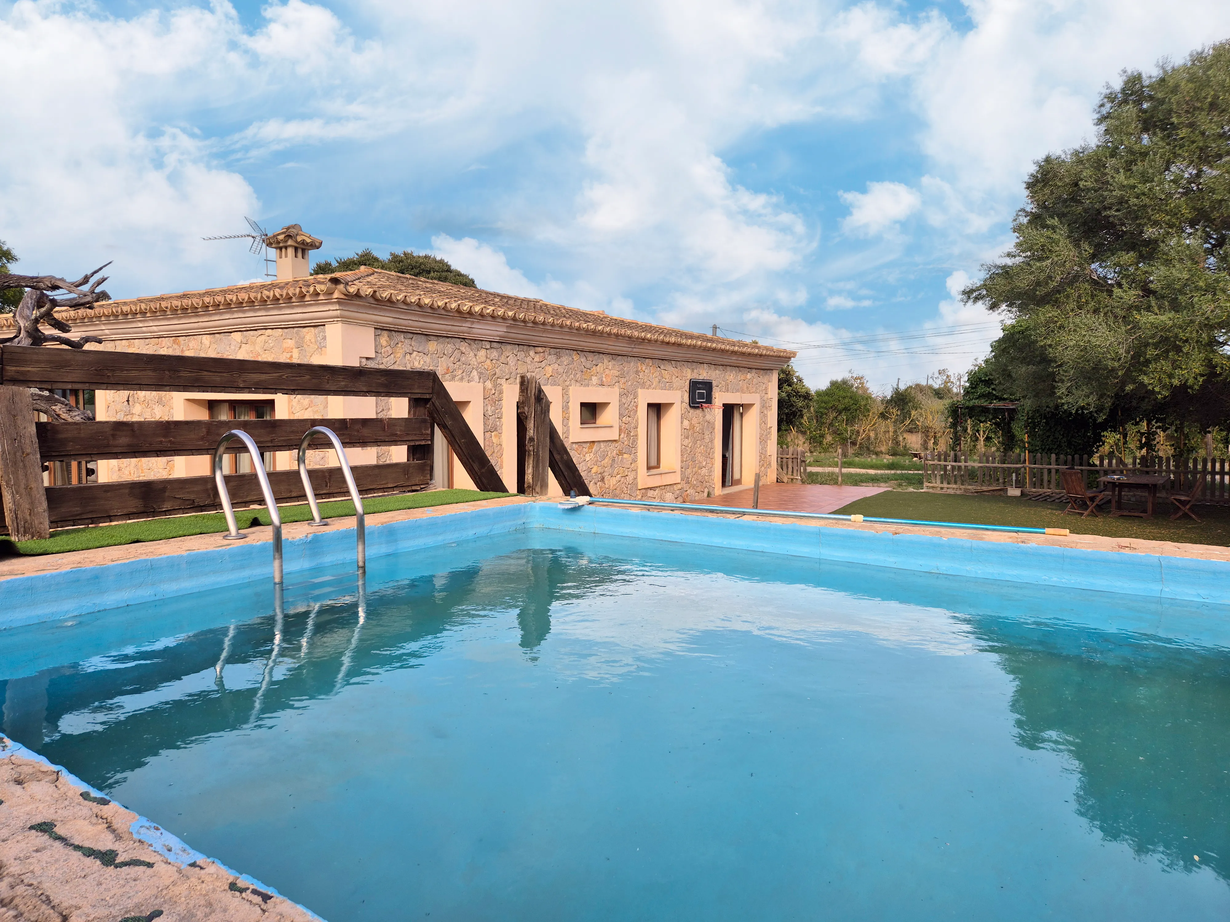 Country house with stone façade and mountain views in Ses Alqueries-1