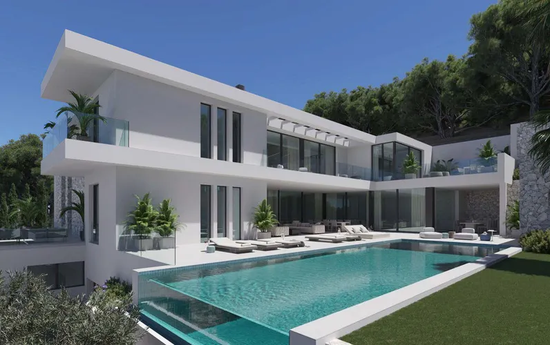 Tre terreni edificabili con progetto e licenza edilizia a Son Vida