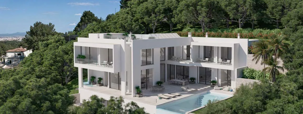 Tre terreni edificabili con progetto e licenza edilizia a Son Vida-4