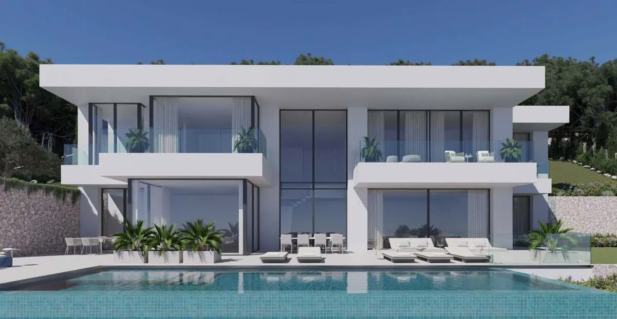 Tre terreni edificabili con progetto e licenza edilizia a Son Vida-3