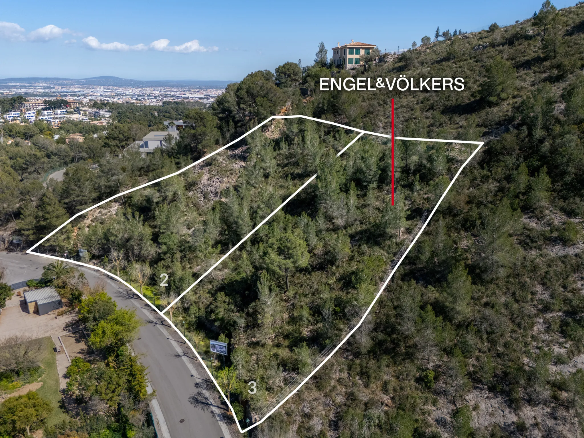 Trzy działki budowlane z projektem i pozwoleniem na budowę w Son Vida-7