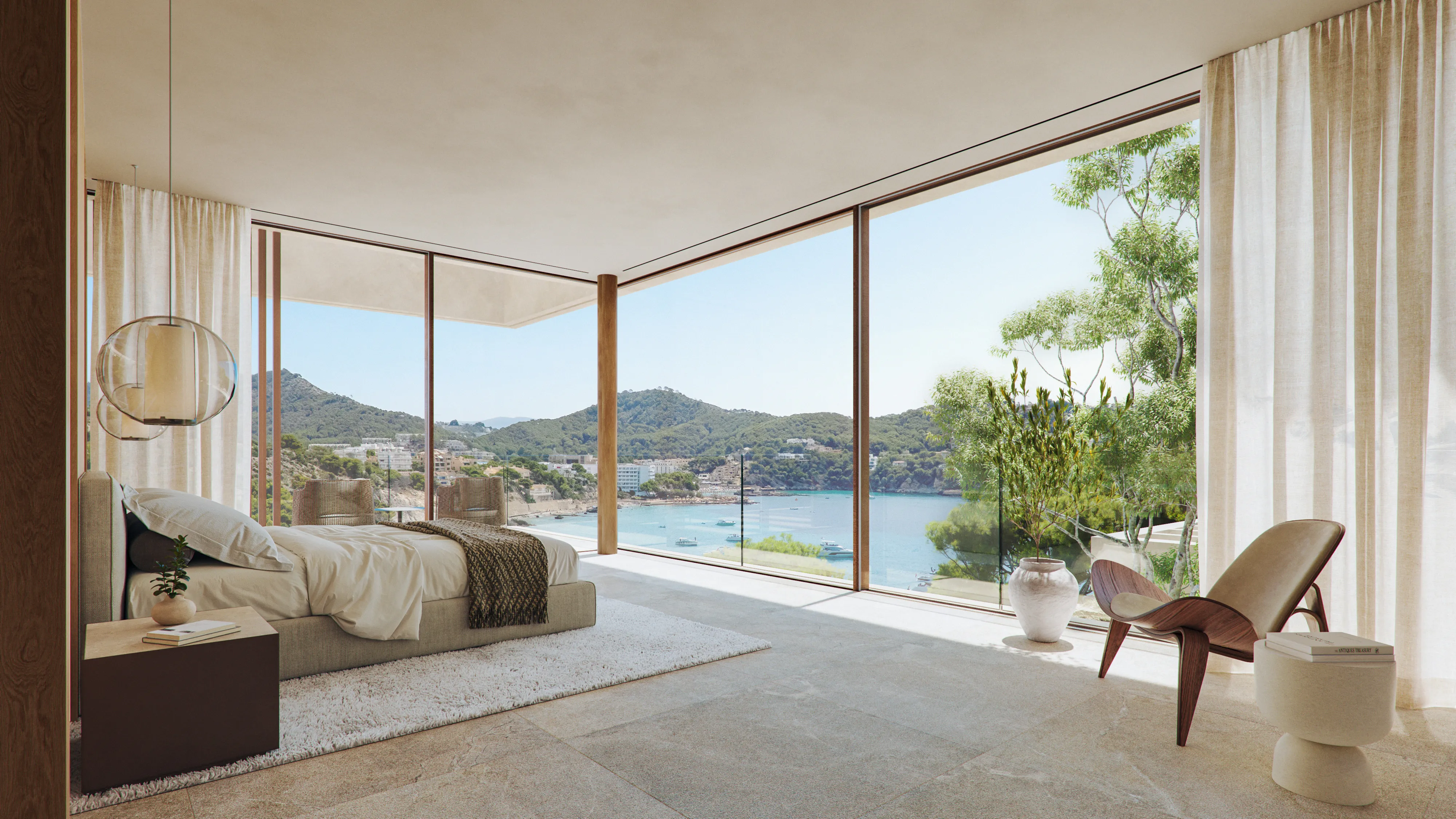 Prime seafront plot with direct sea access and valid building permit for an iconic estate-9