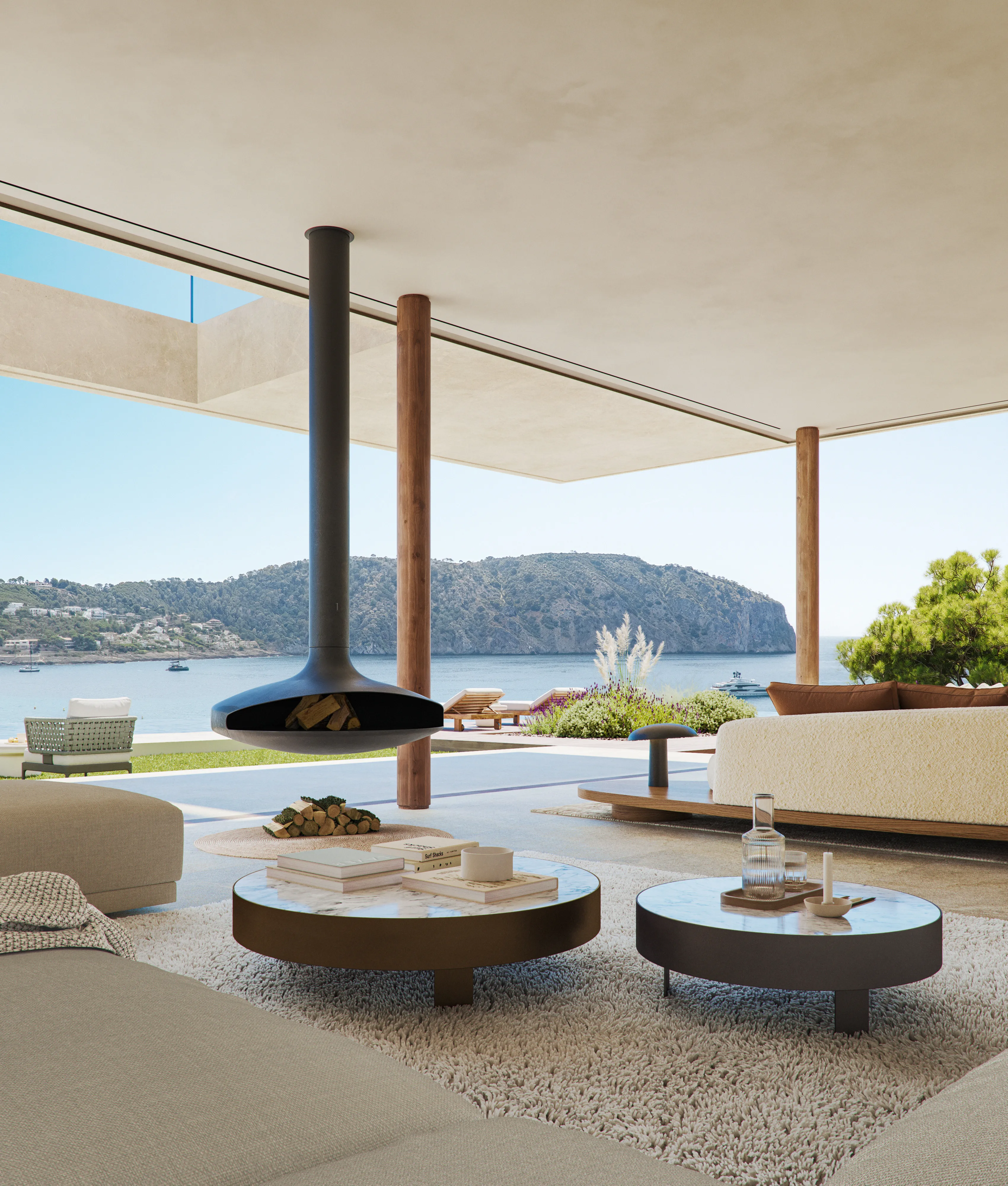 Prime seafront plot with direct sea access and valid building permit for an iconic estate-12