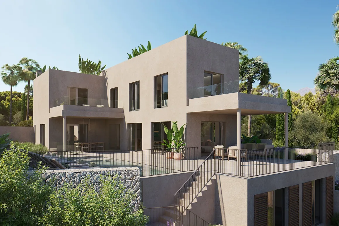 Villa de nueva construcción de lujo con vistas al mar, piscina y spa en Cala Ratjada-5